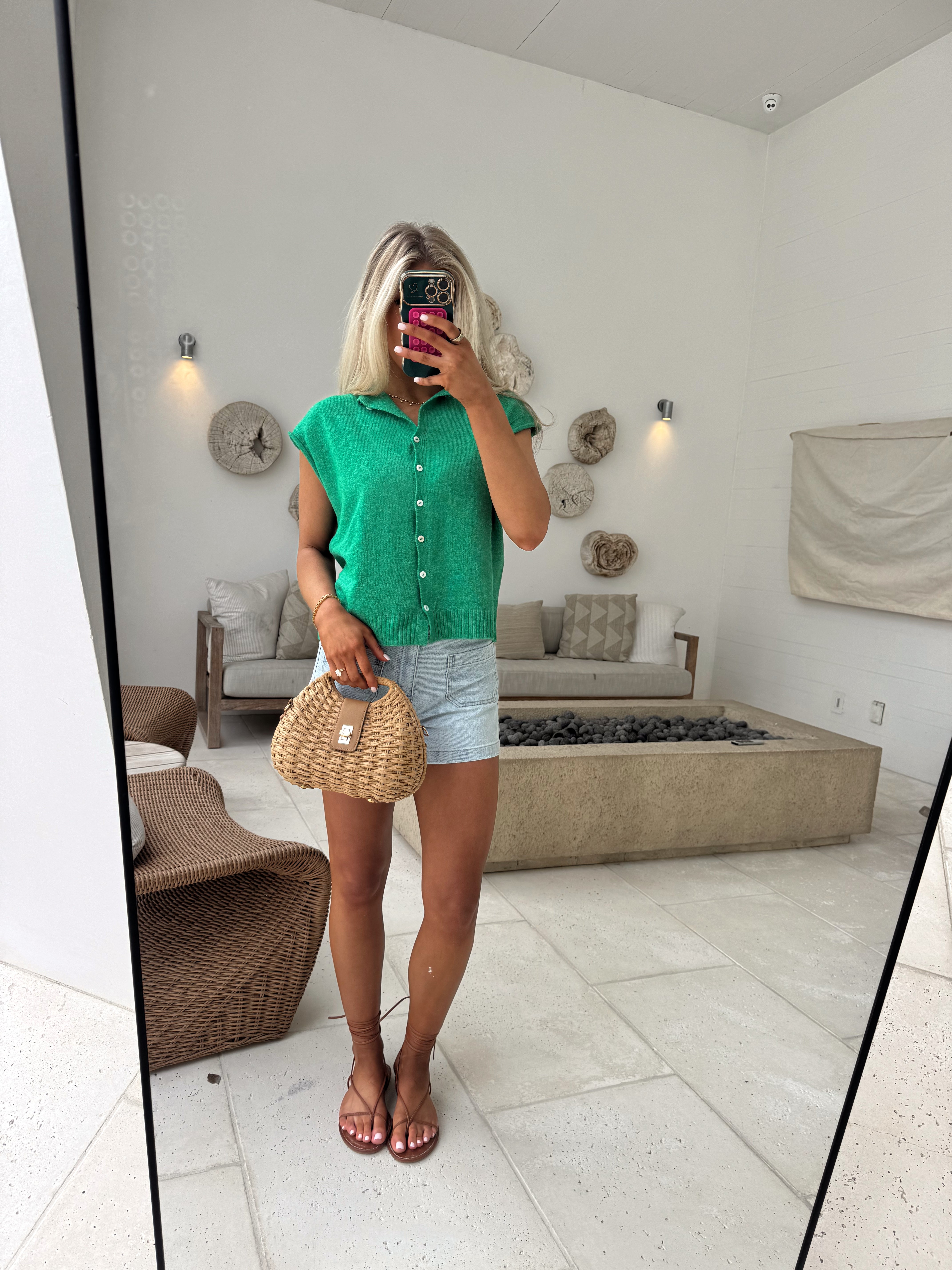 Karly Sweater-Kelly Green