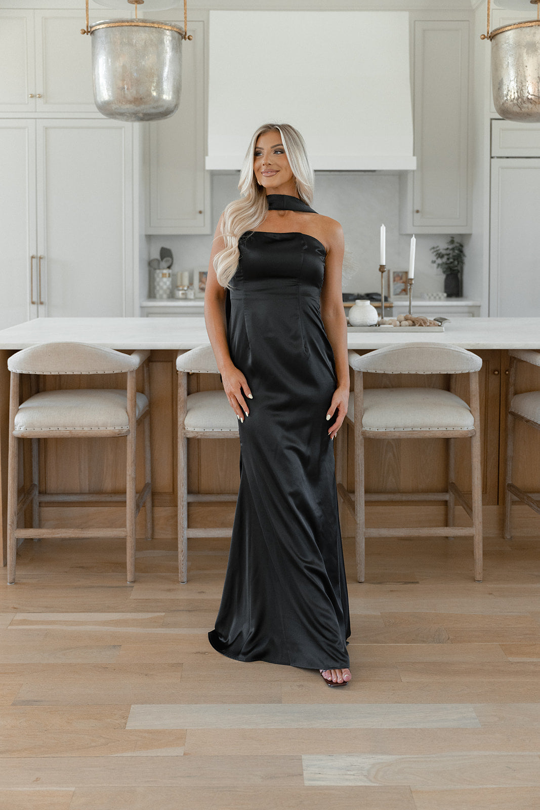 Ella Party Dress-Black