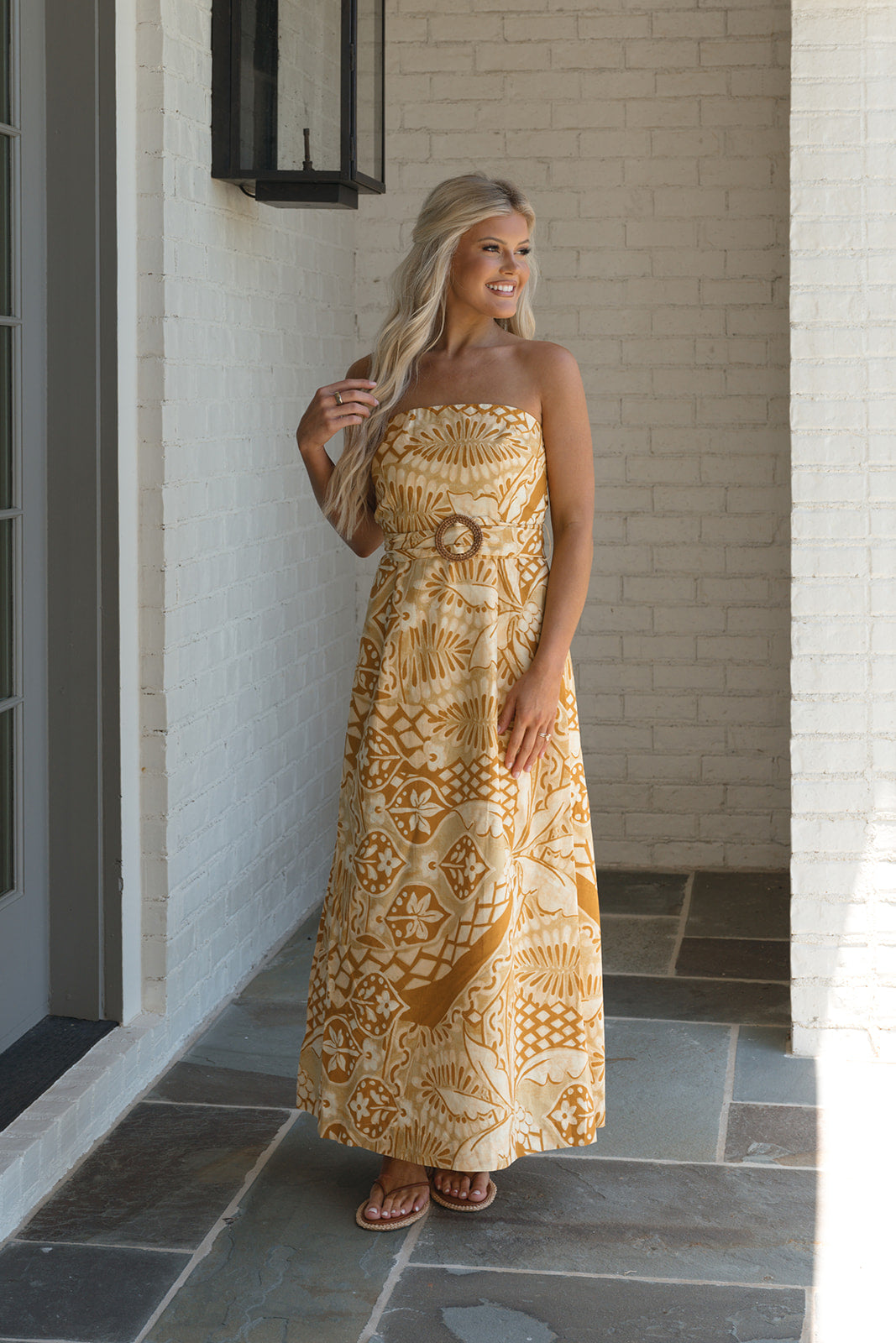 Golden Desert Maxi Dress