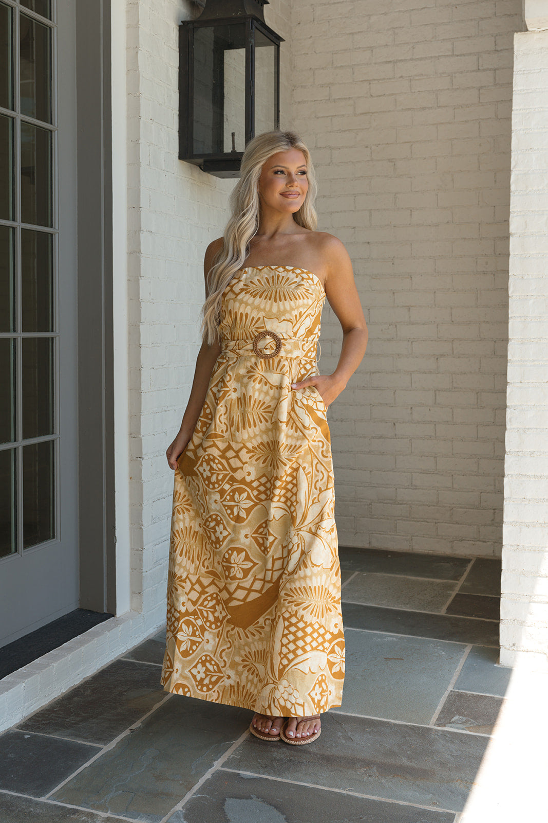 Golden Desert Maxi Dress
