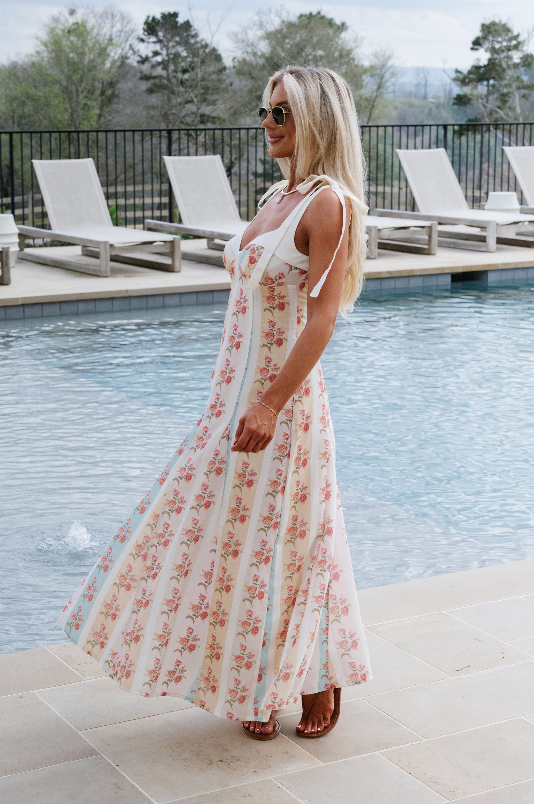 Piper Floral Tie Dress