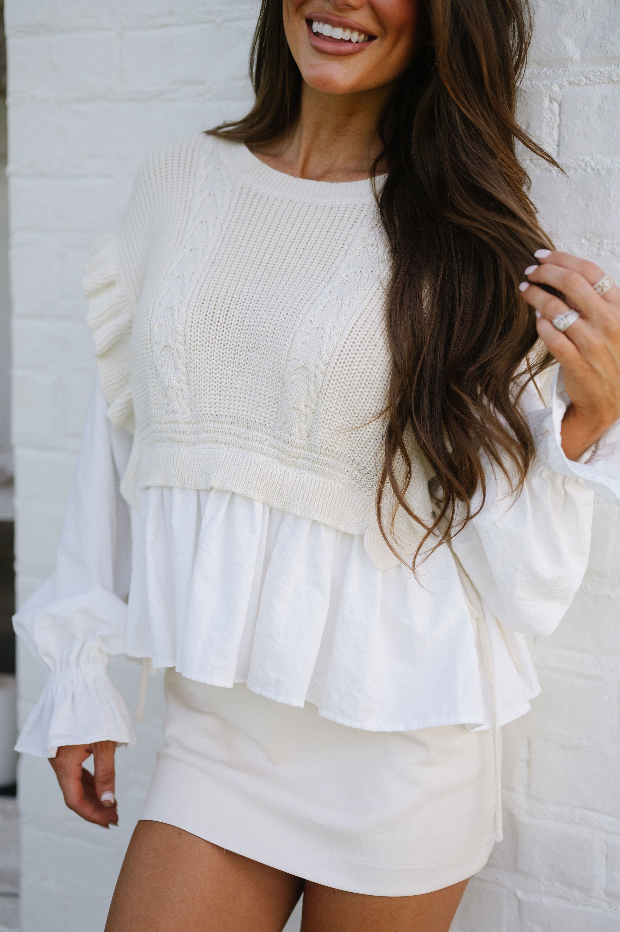 Ryder Vested Top-Natural