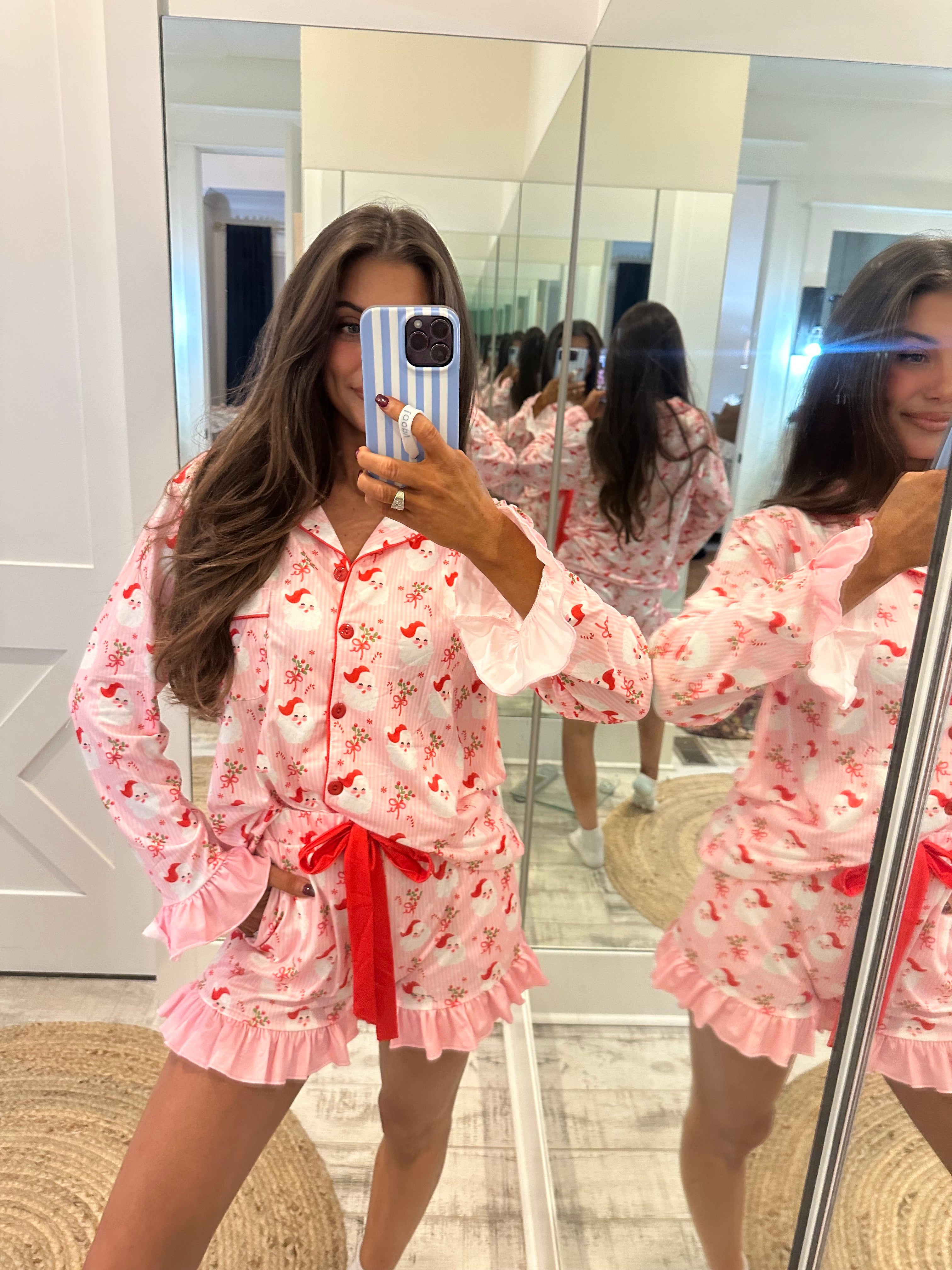 Sweet Dreams Pajama Set-Santa