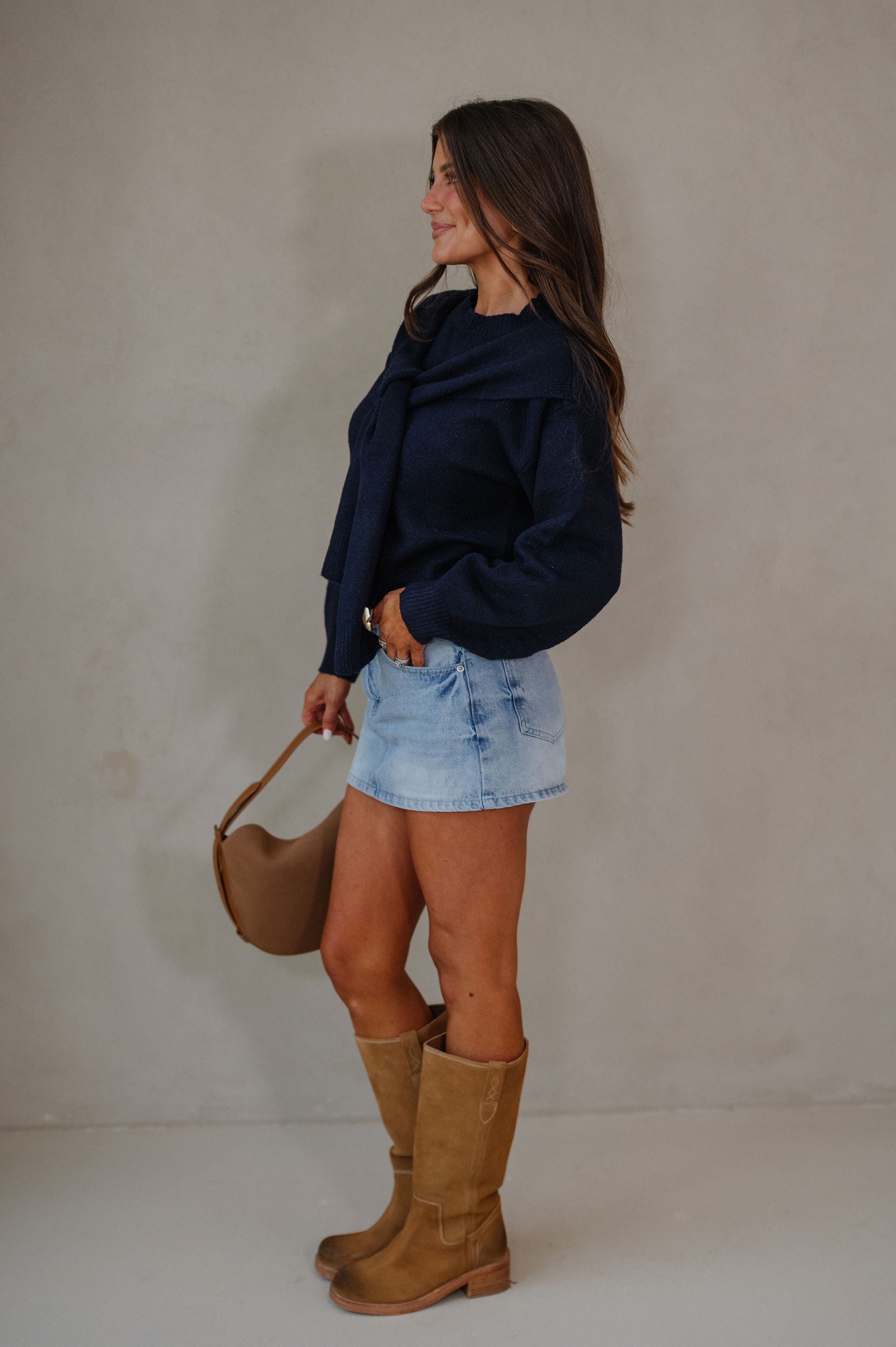 Beau Sweater-Navy