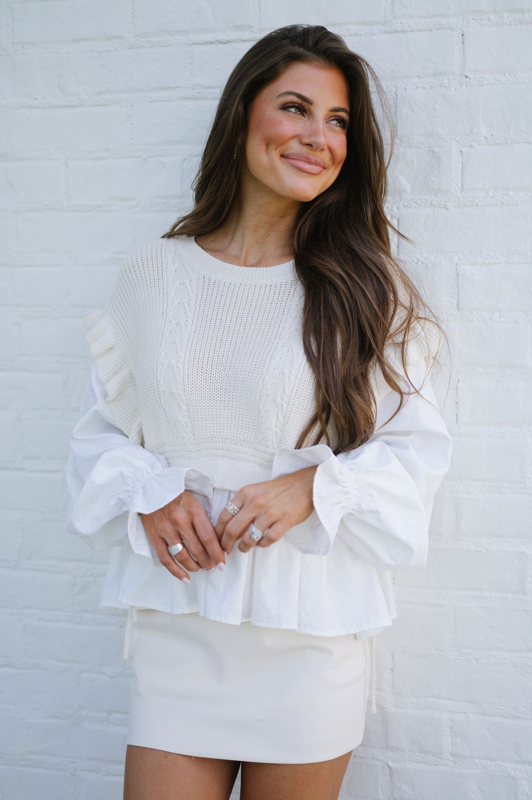 Ryder Vested Top-Natural