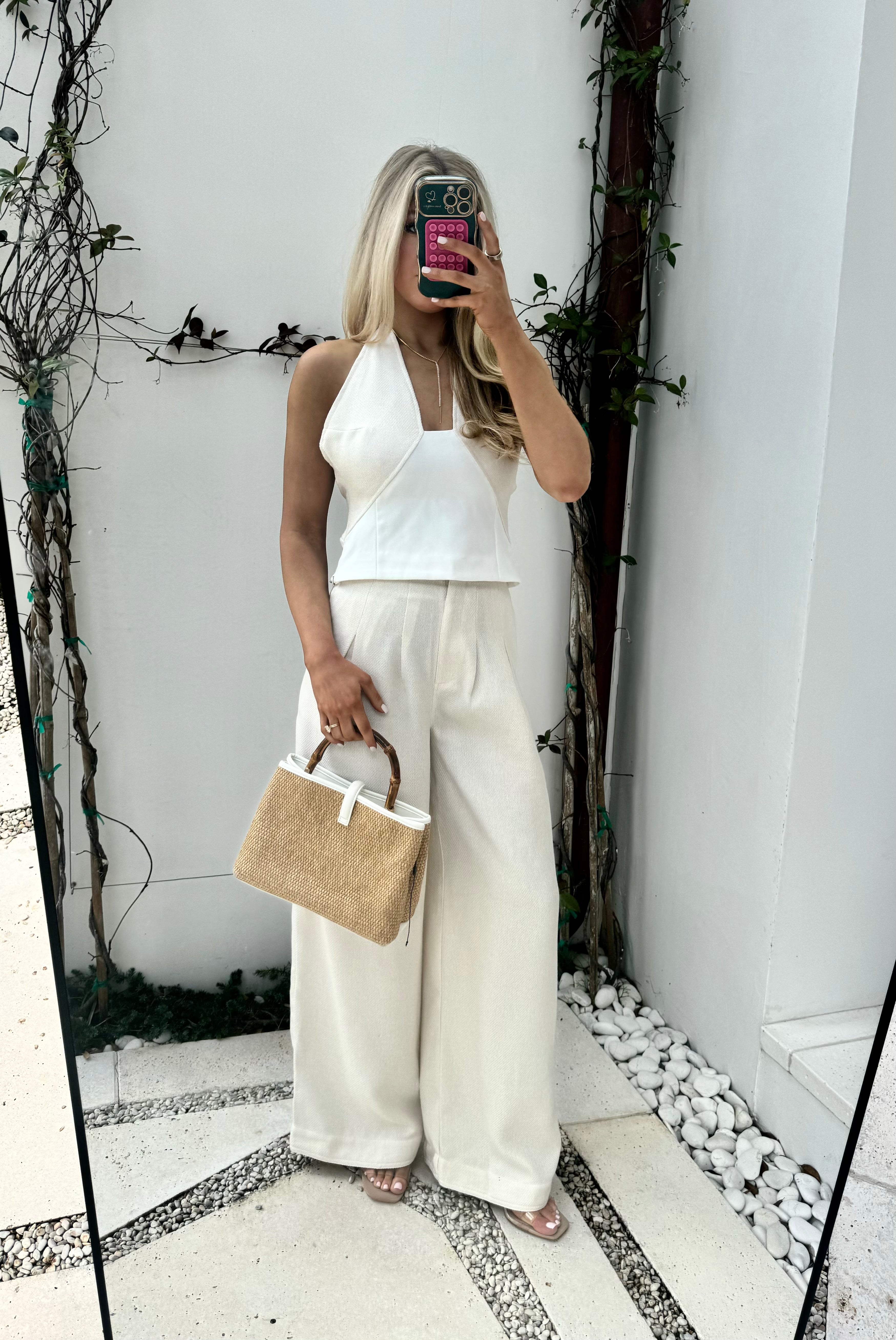 Juniper Pants Set-Ivory