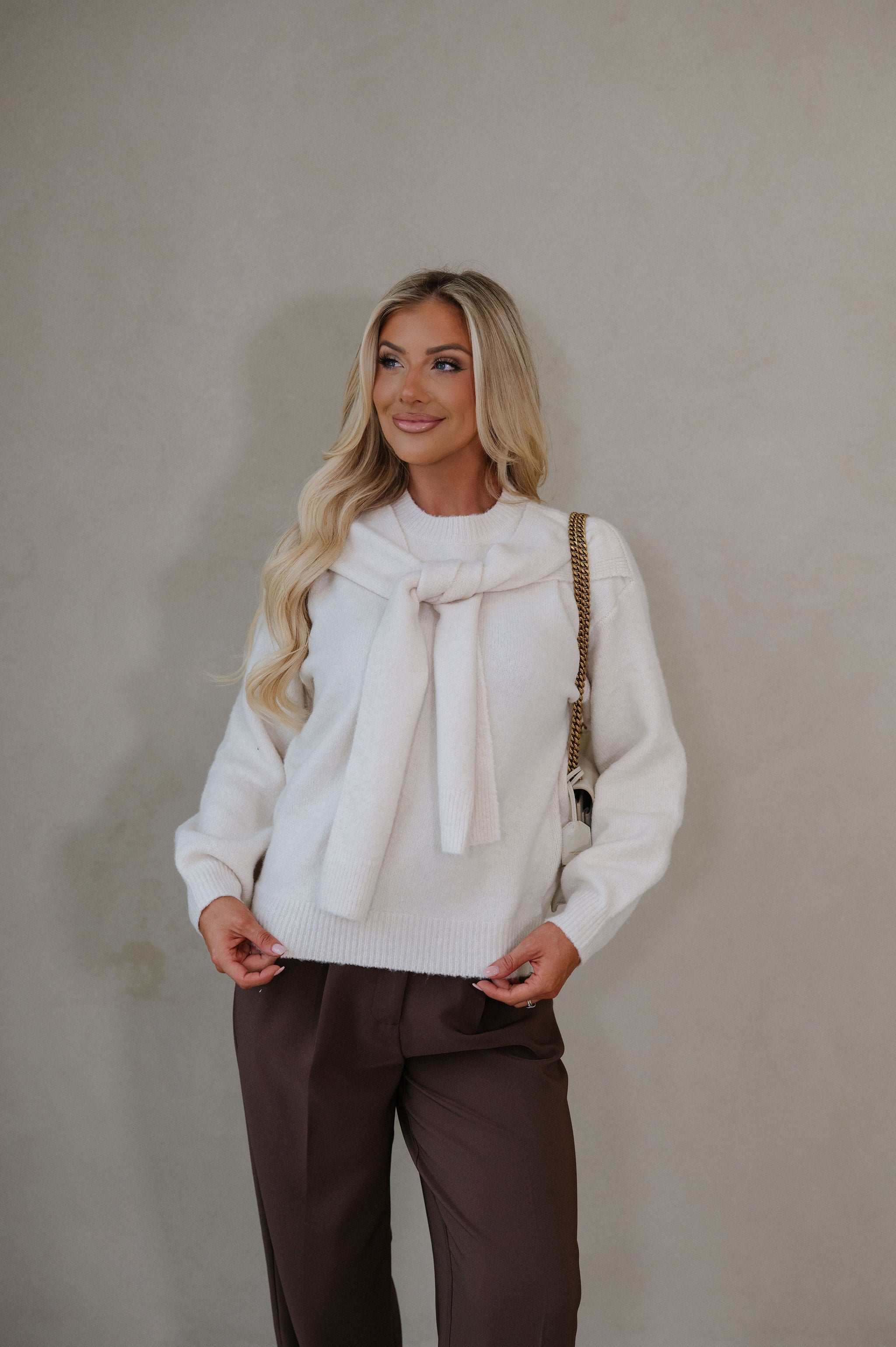 Beau Sweater-Ivory