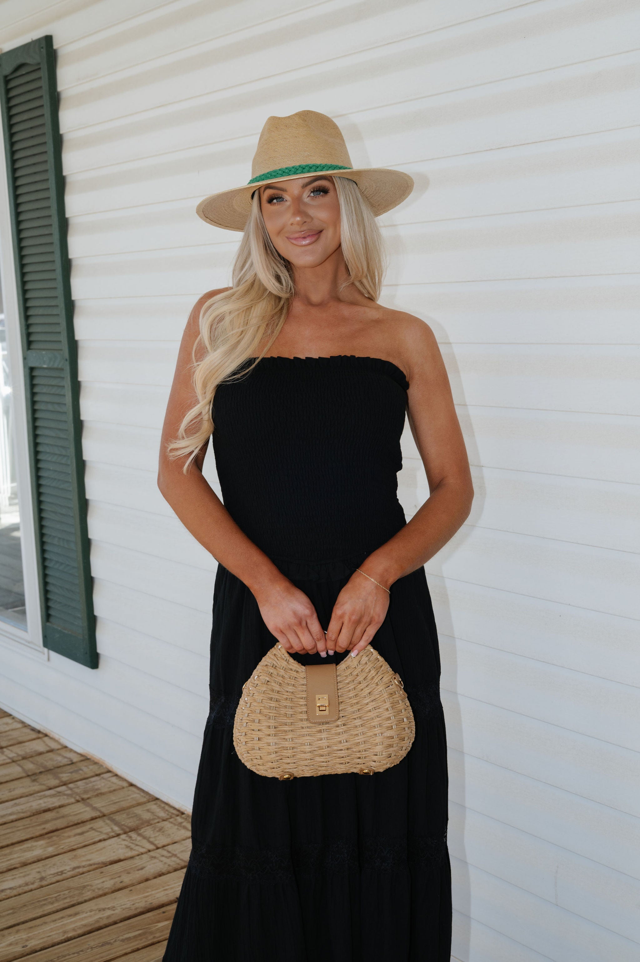 Stone Maxi Dress-Black