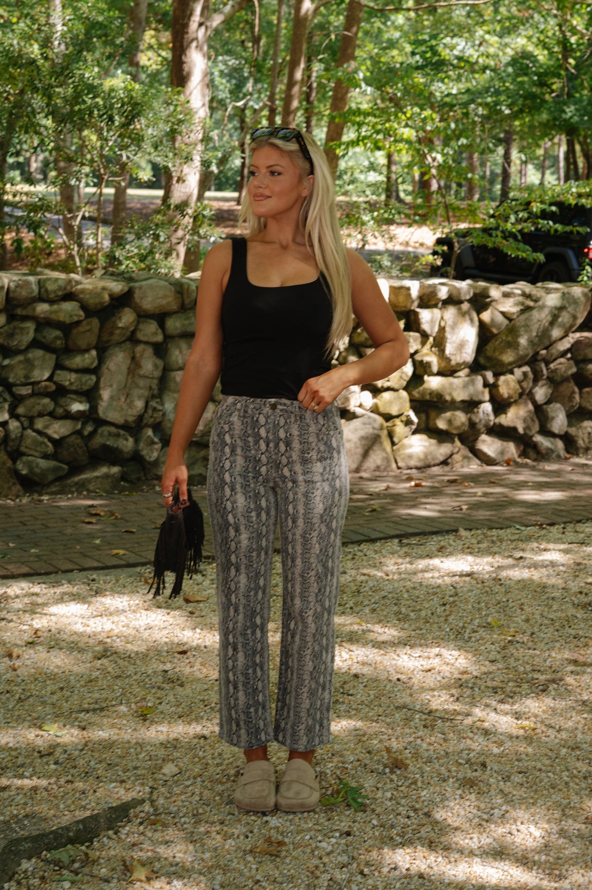 Nelli Vintage Straight Jeans-Snake