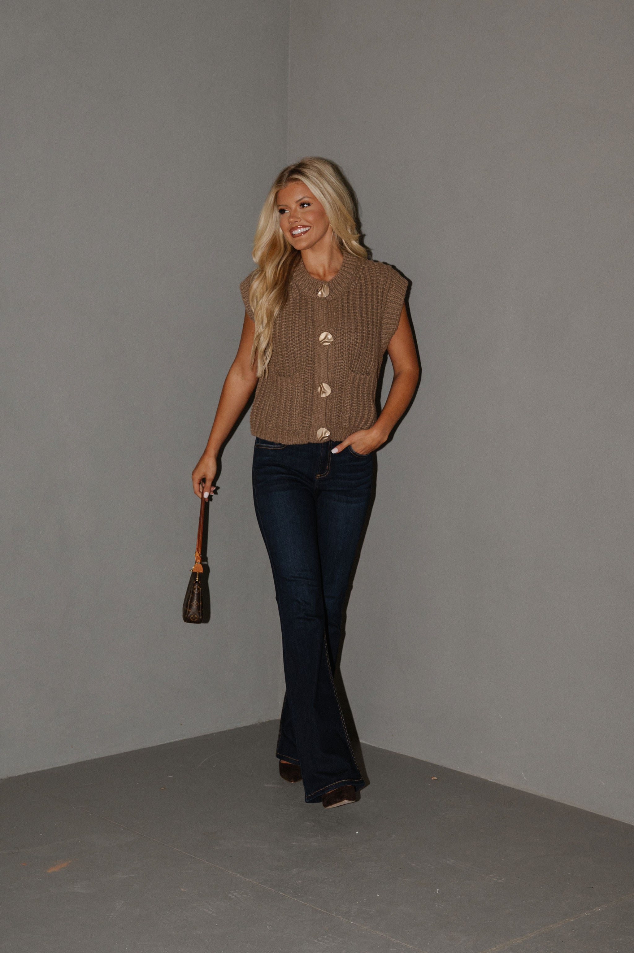 Bethany Sweater-Brown