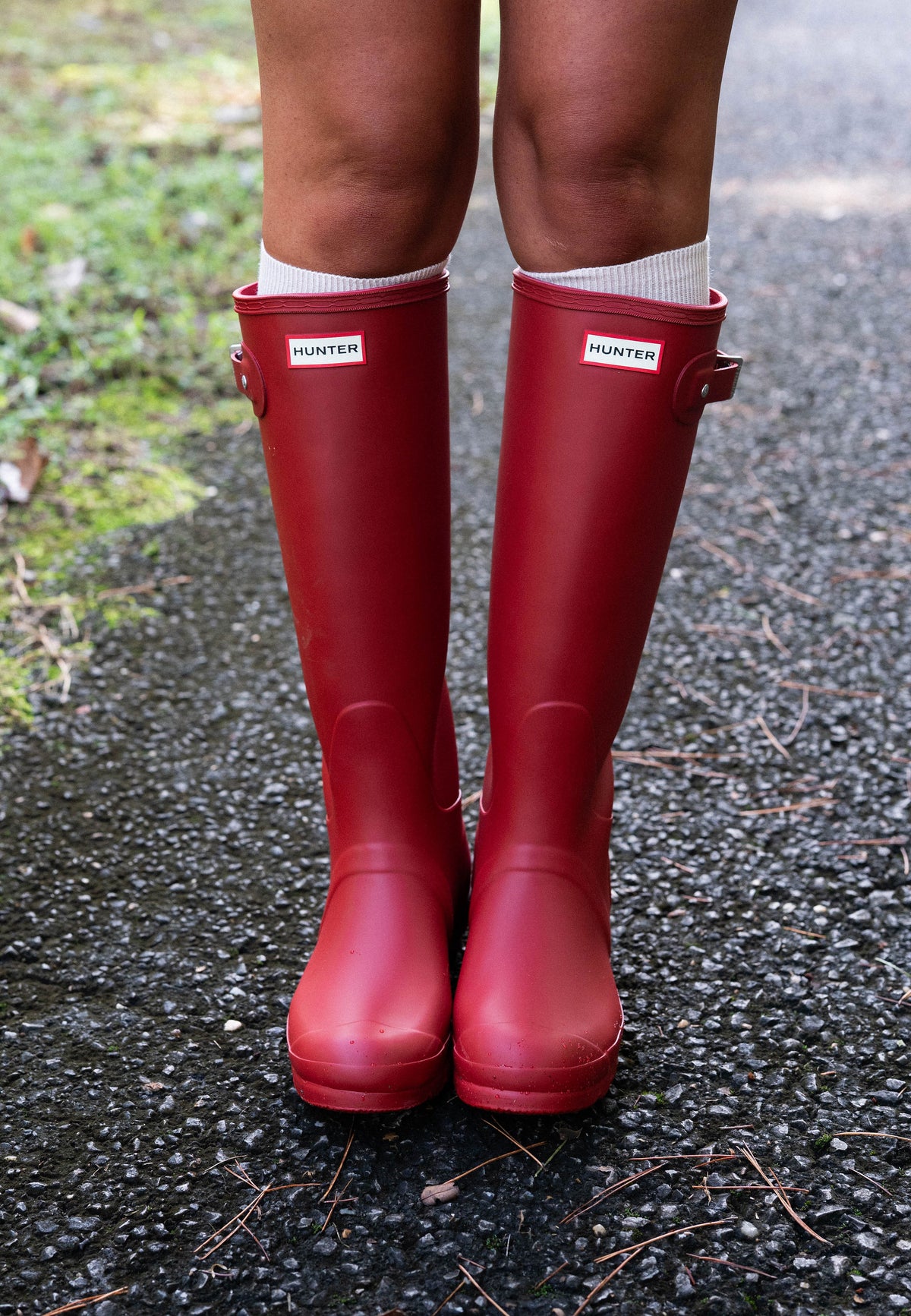 Hunter Boots-Red