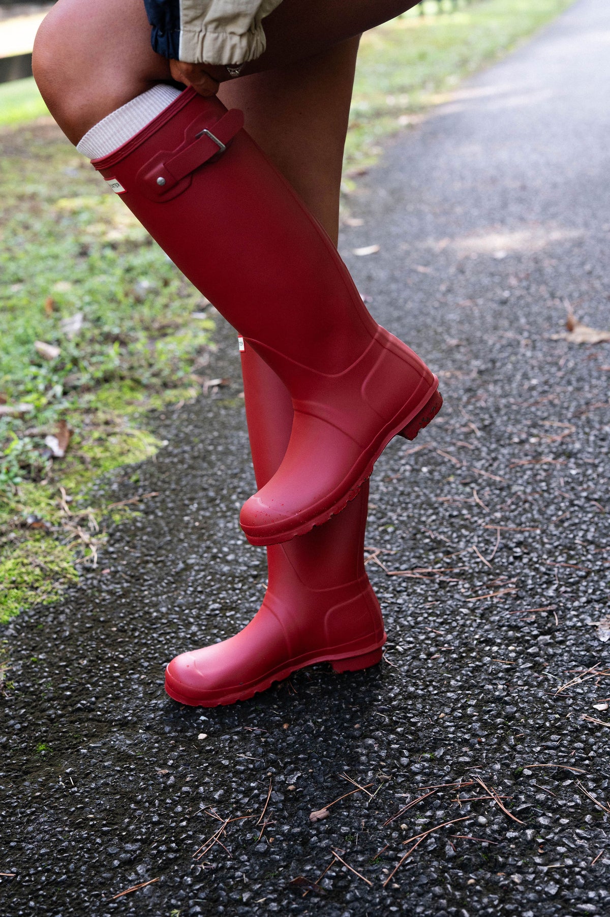 Hunter Boots-Red