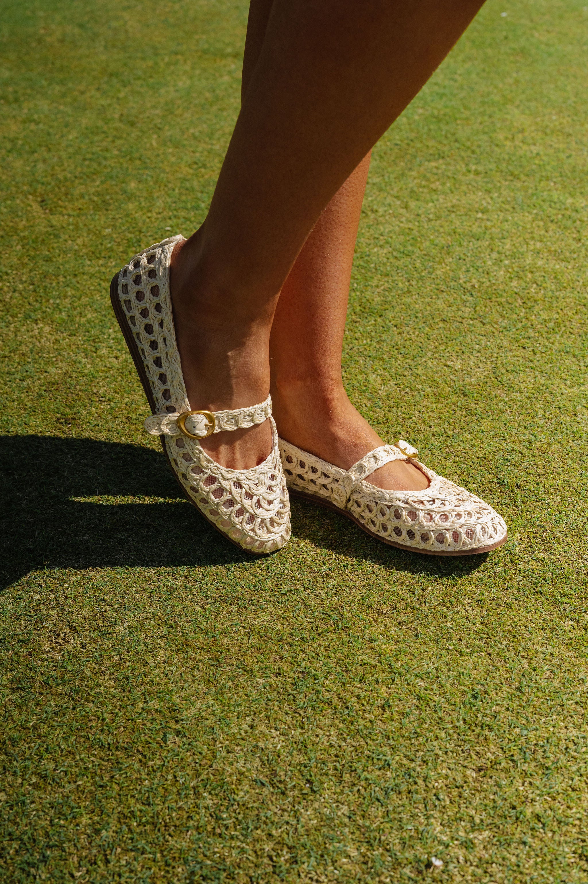 Melody Flat-Natural Raffia