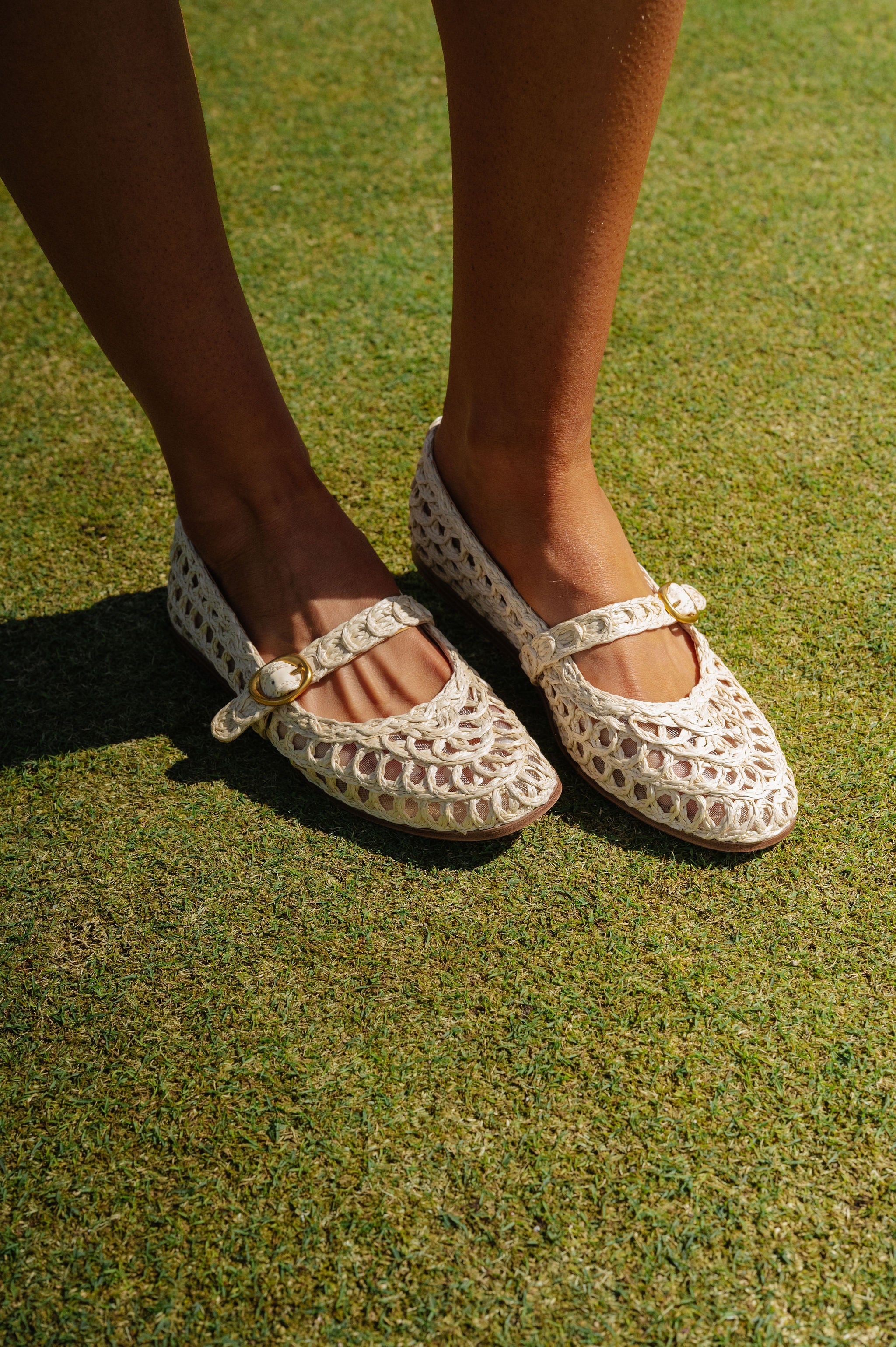 Melody Flat-Natural Raffia