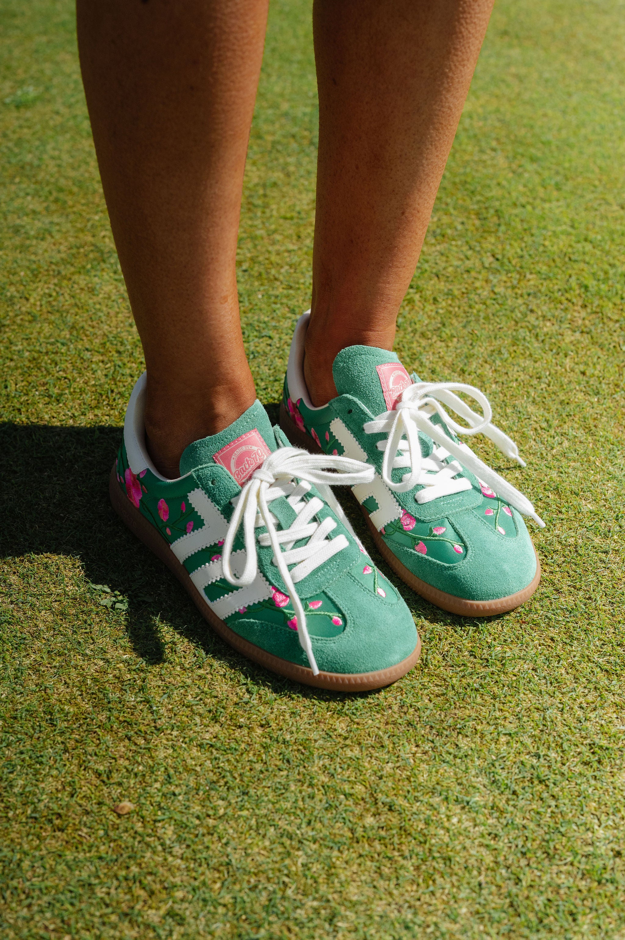 Back 70 Ghost Sneakers-Floral Green