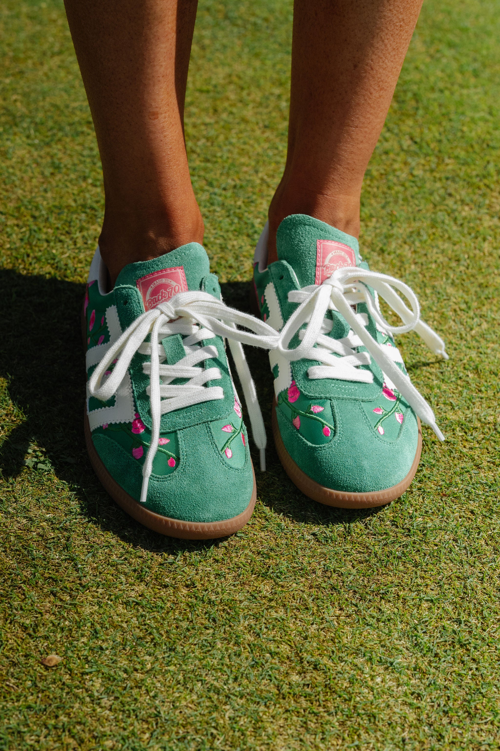 Back 70 Ghost Sneakers-Floral Green