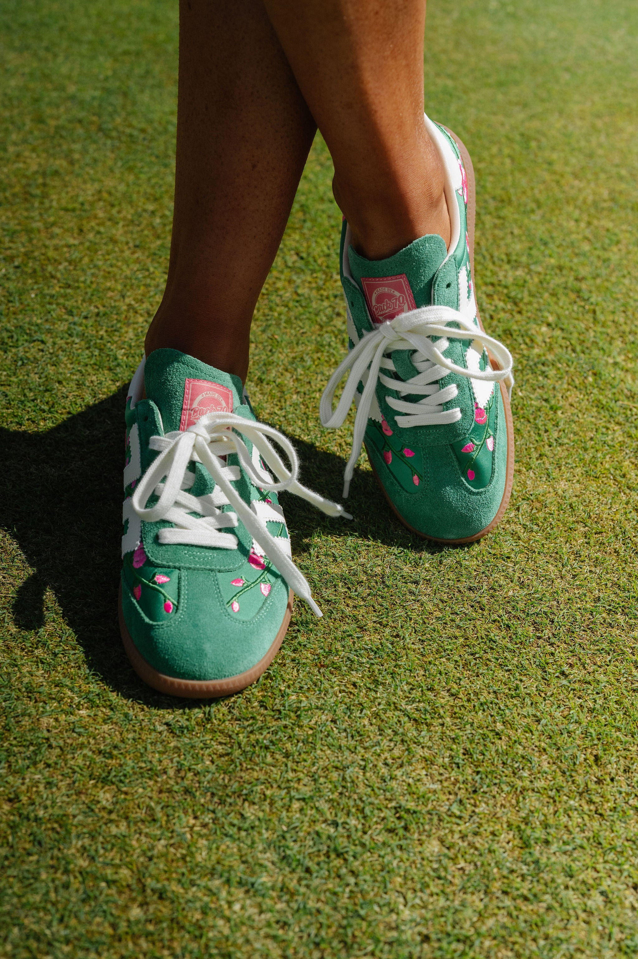 Back 70 Ghost Sneakers-Floral Green