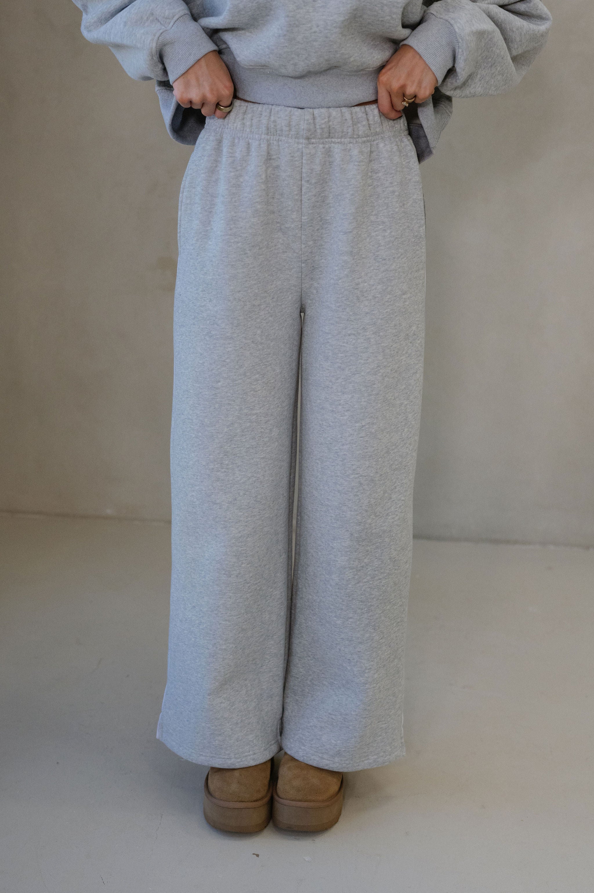 Dallas Track Sweatpants- Grey