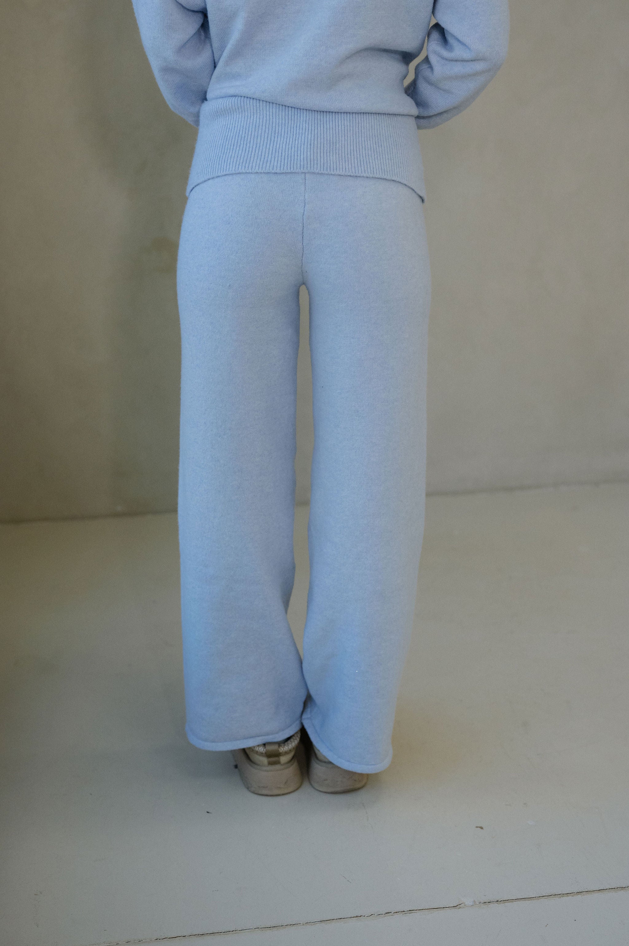 Langley Sweater Pants Set-Light Blue