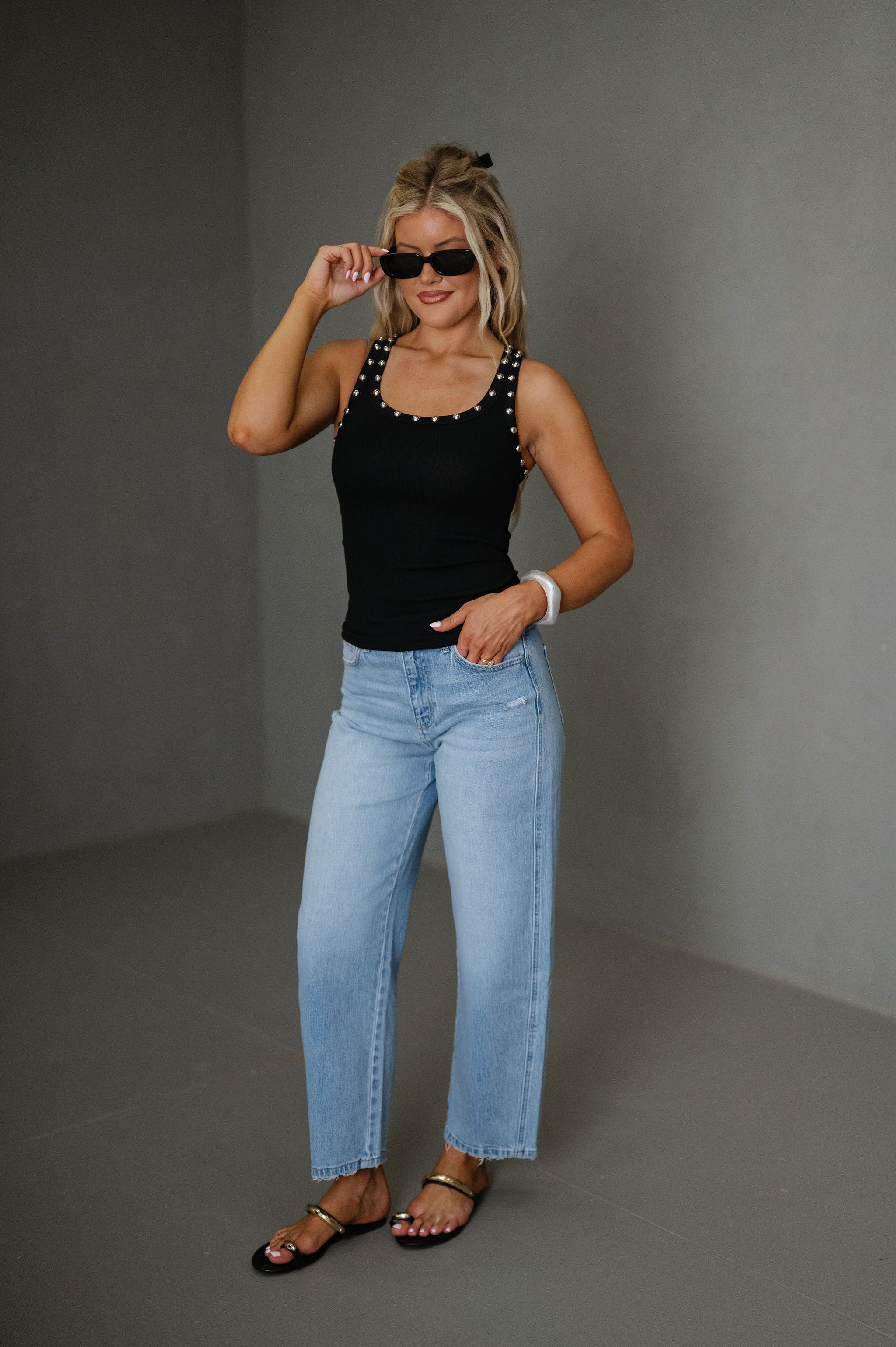 Harley High Rise Barrel Jeans