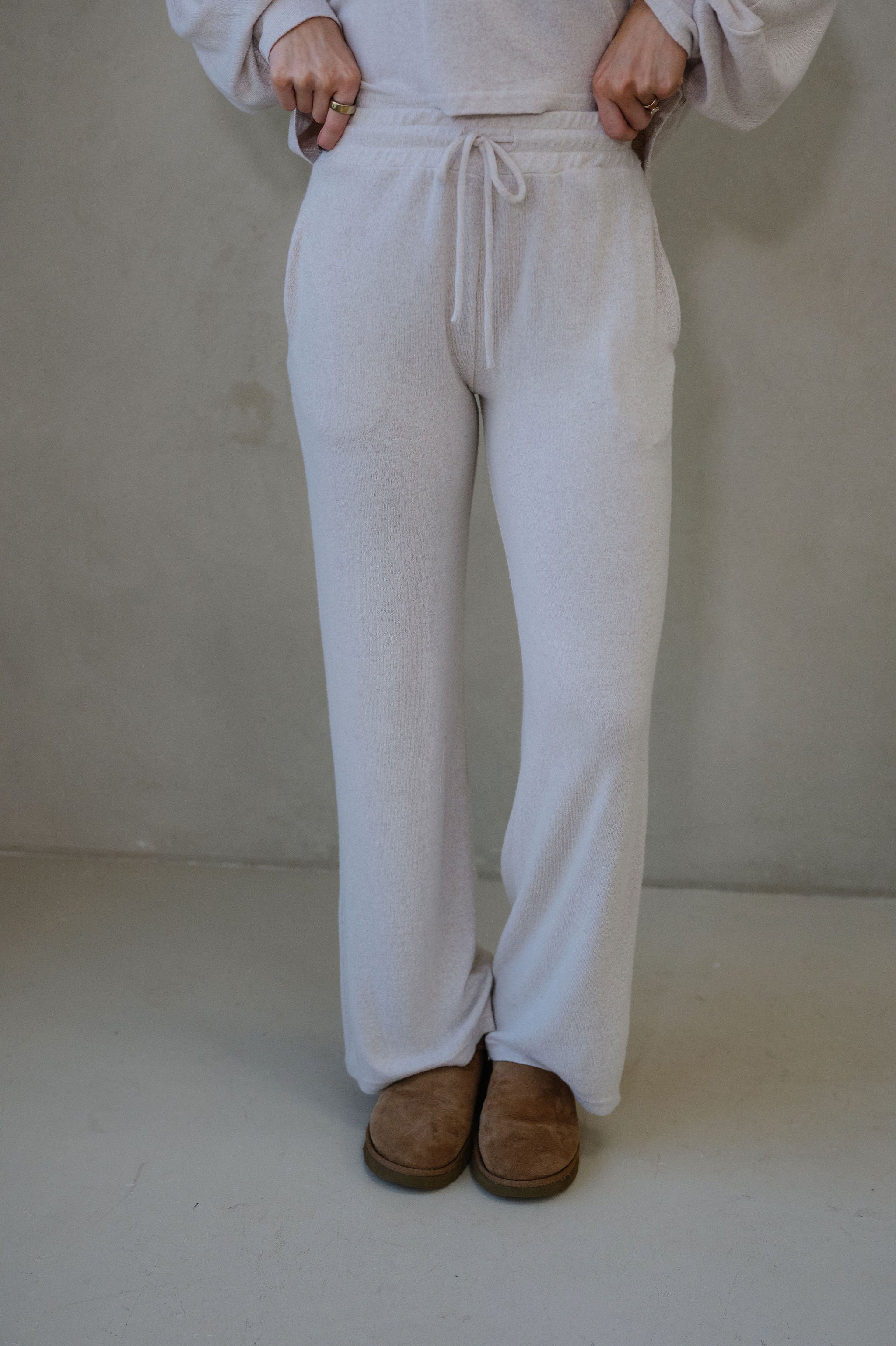 Lexi Pajama Set-Beige