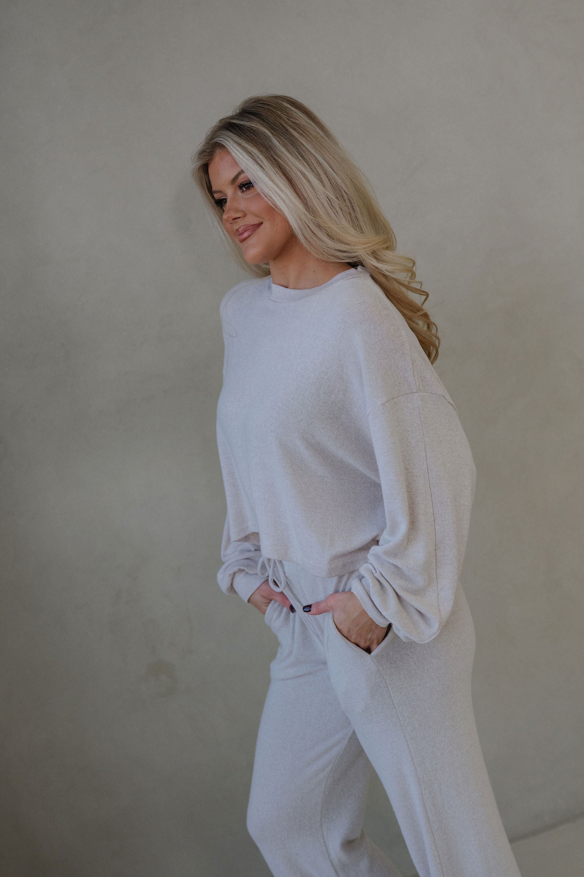 Lexi Pajama Set-Beige