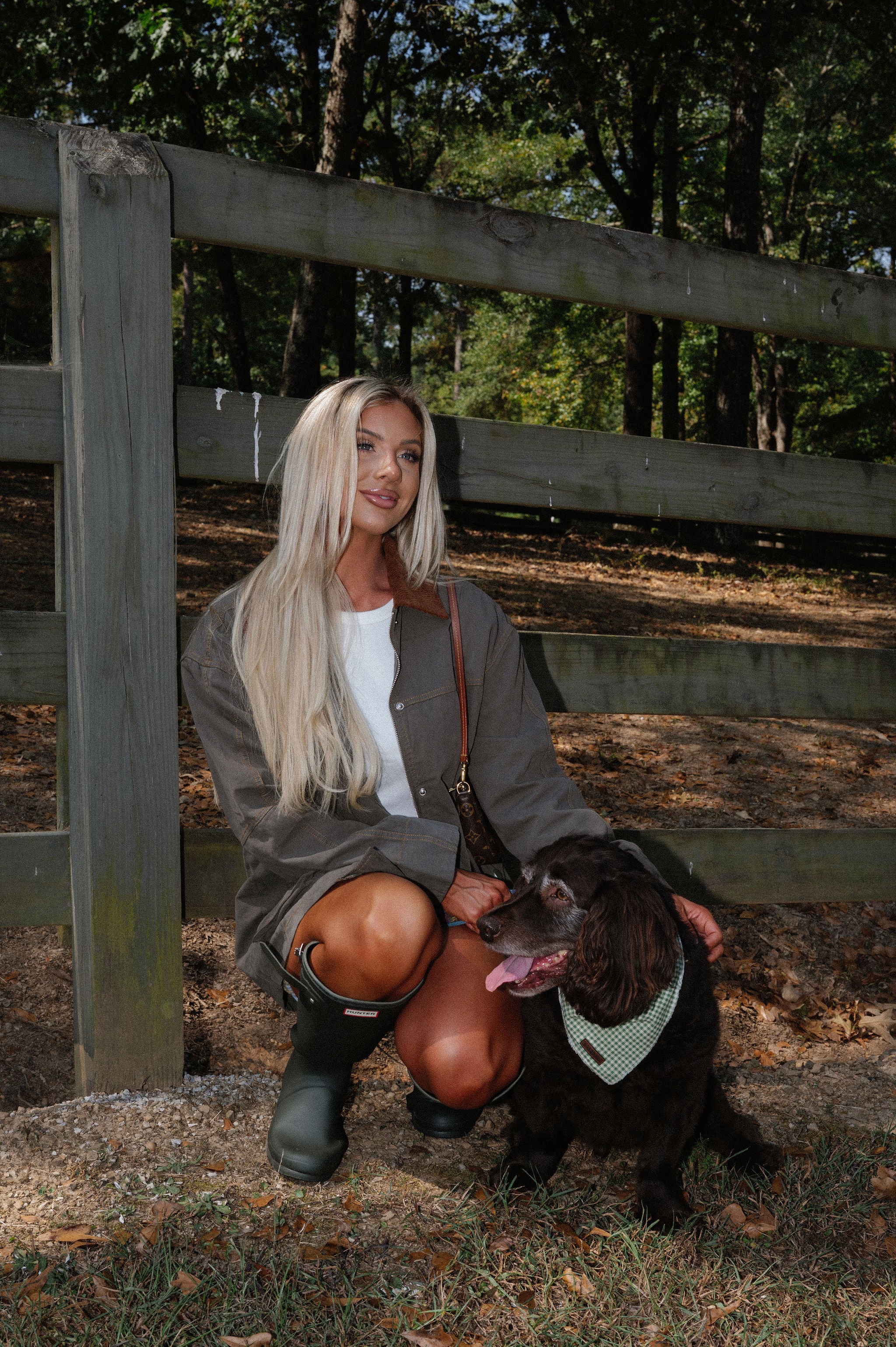 Tyler Contrasted Jacket-Olive