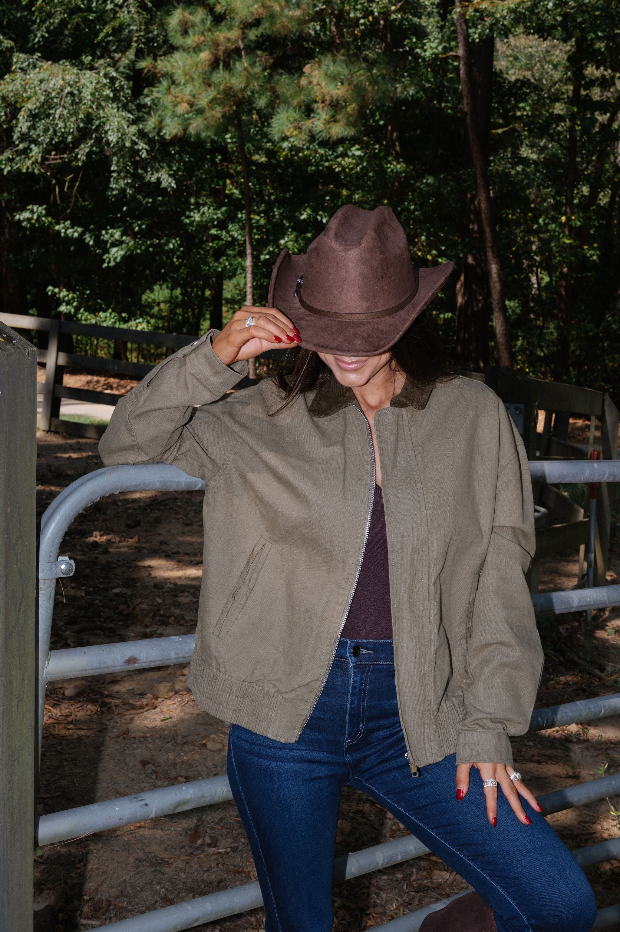 Beau Bomber Jacket-Olive