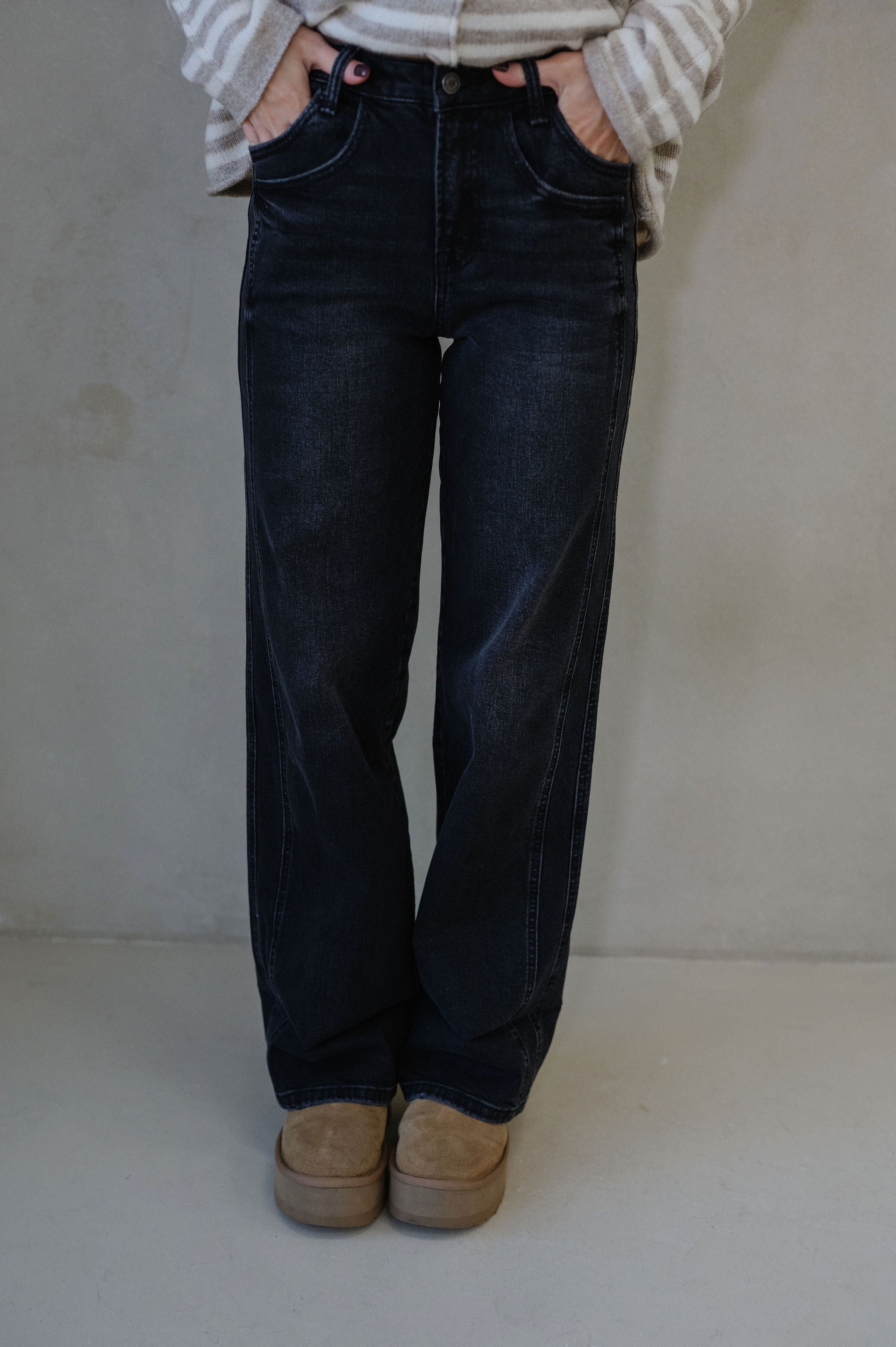 Baxton Jeans-Black
