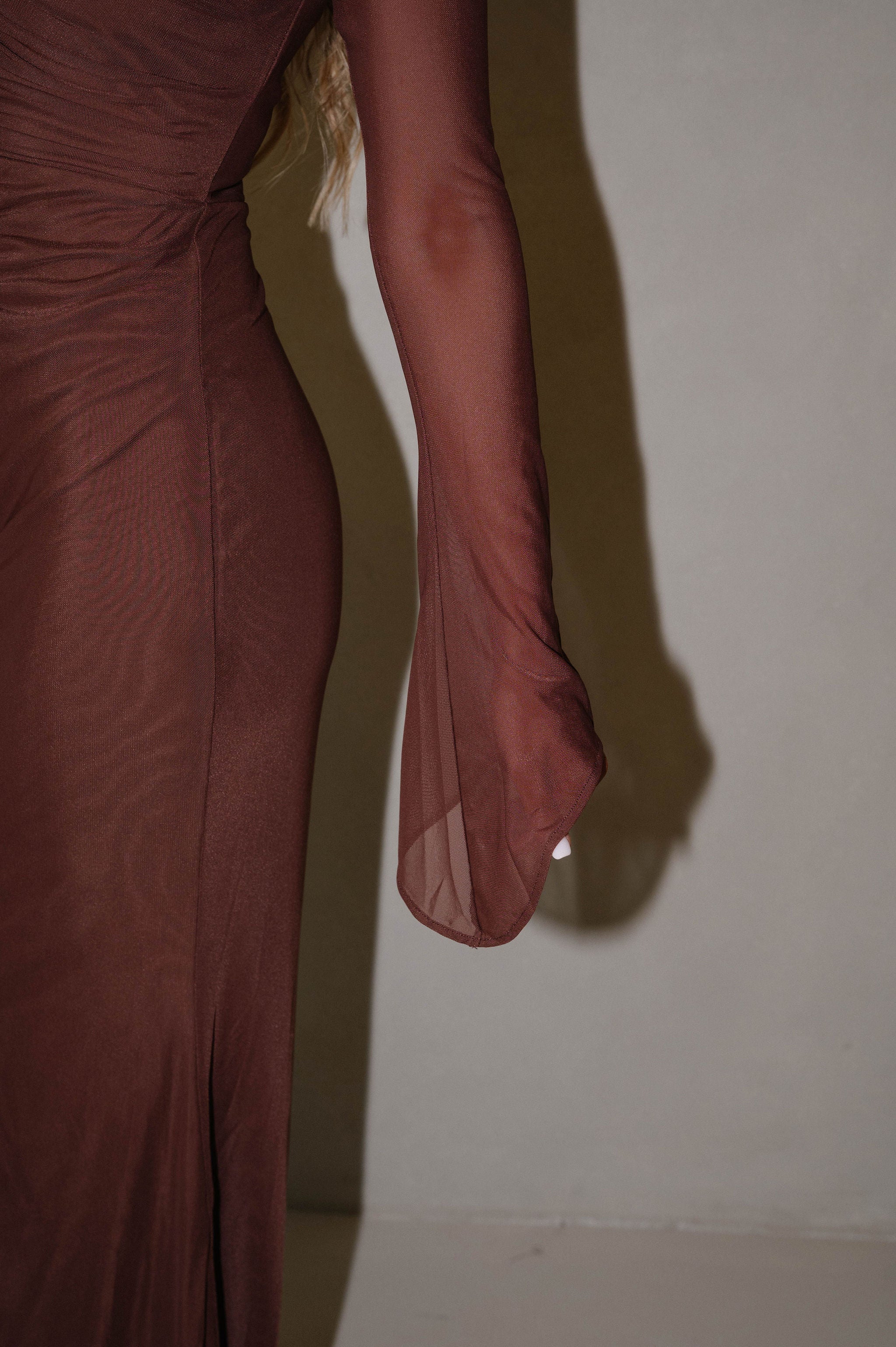 Booker Maxi Dress-Chocolate