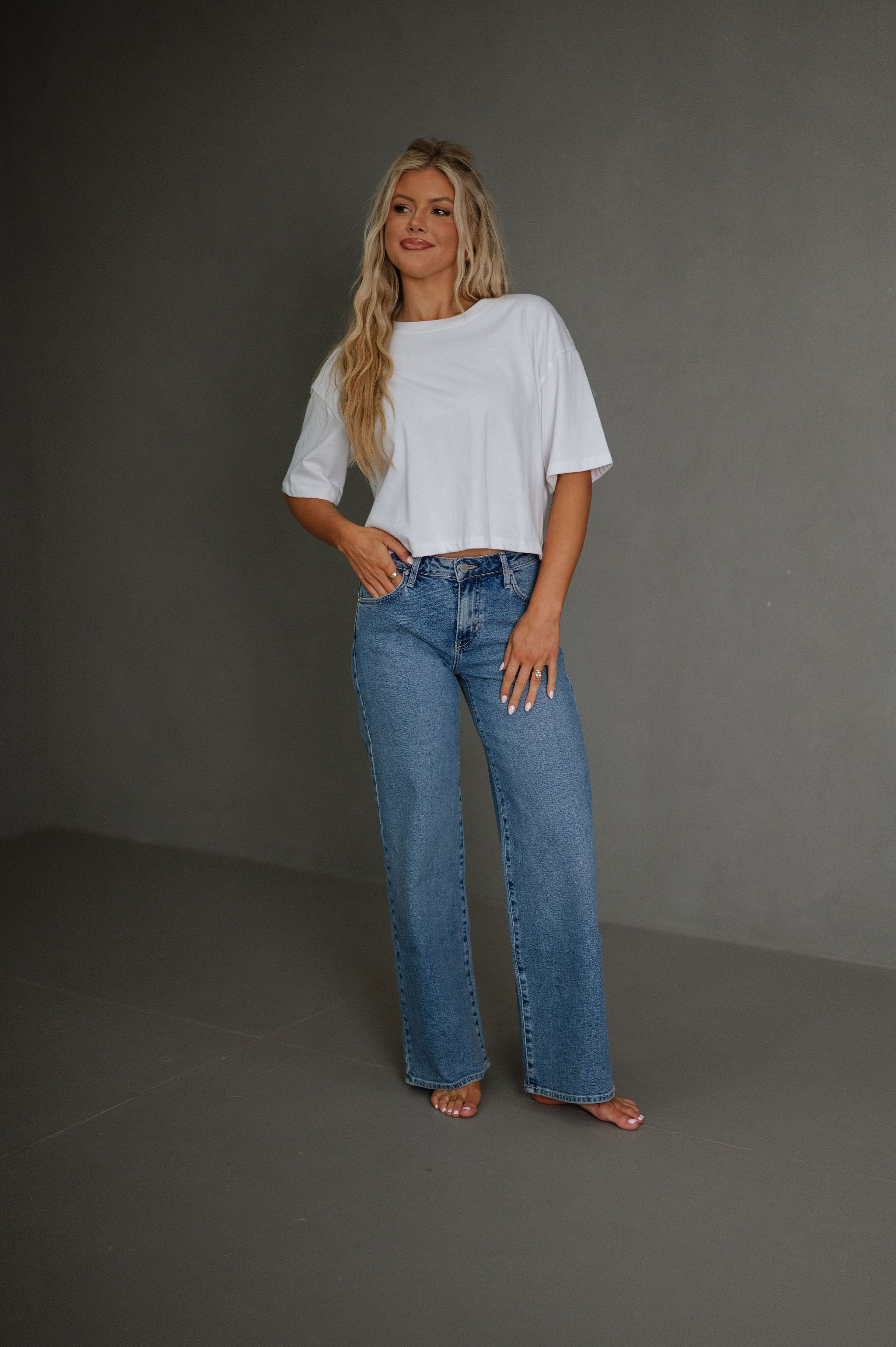 Culver Straight Leg Jeans-Medium Wash