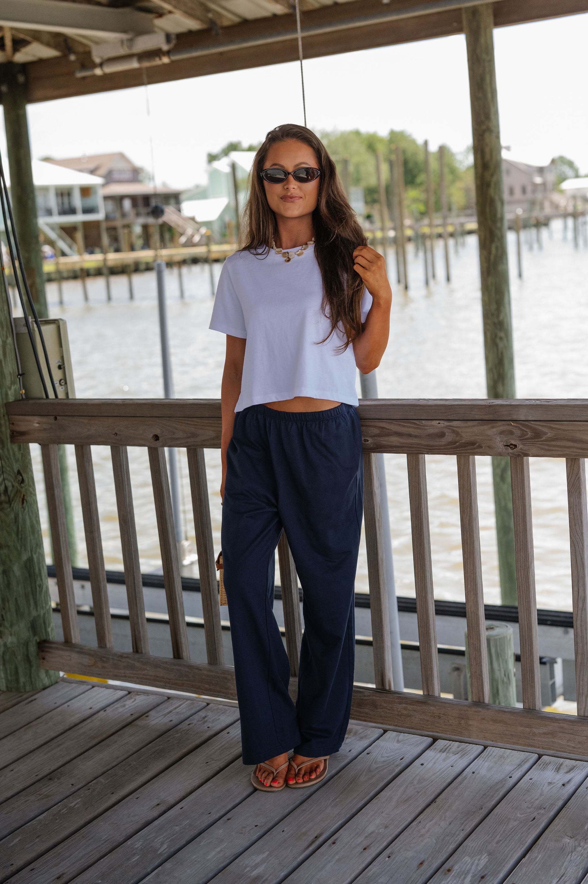 Everyday Crop Tee -White