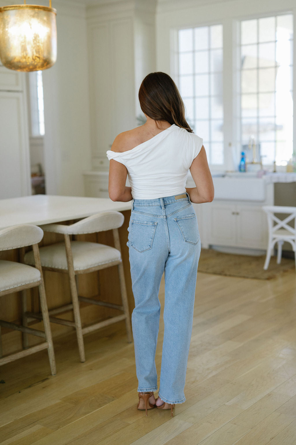 Lizbeth Dad Jeans-Light Denim