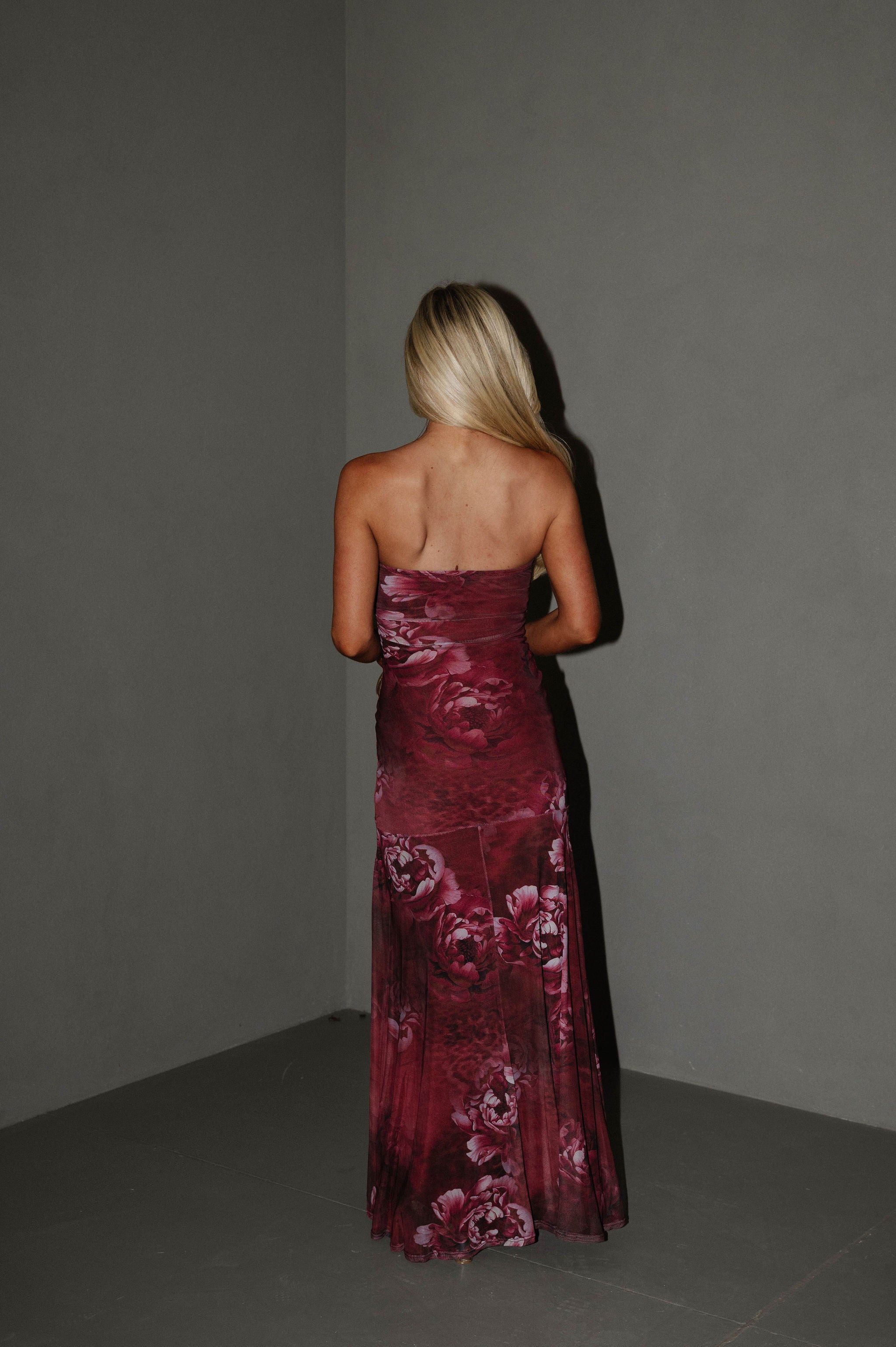 Russel Tube Maxi Dress-Burgundy