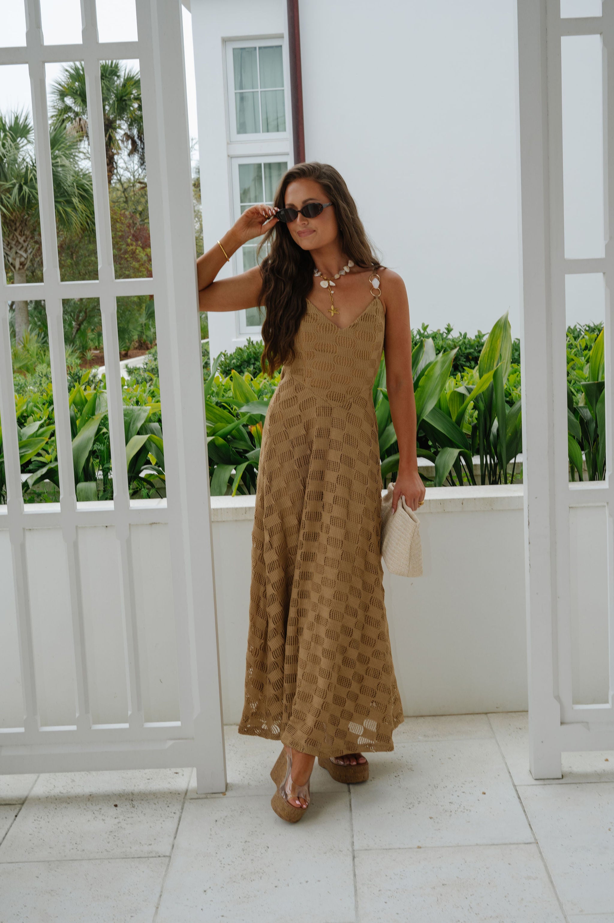 Savannah Maxi Dress-Khaki