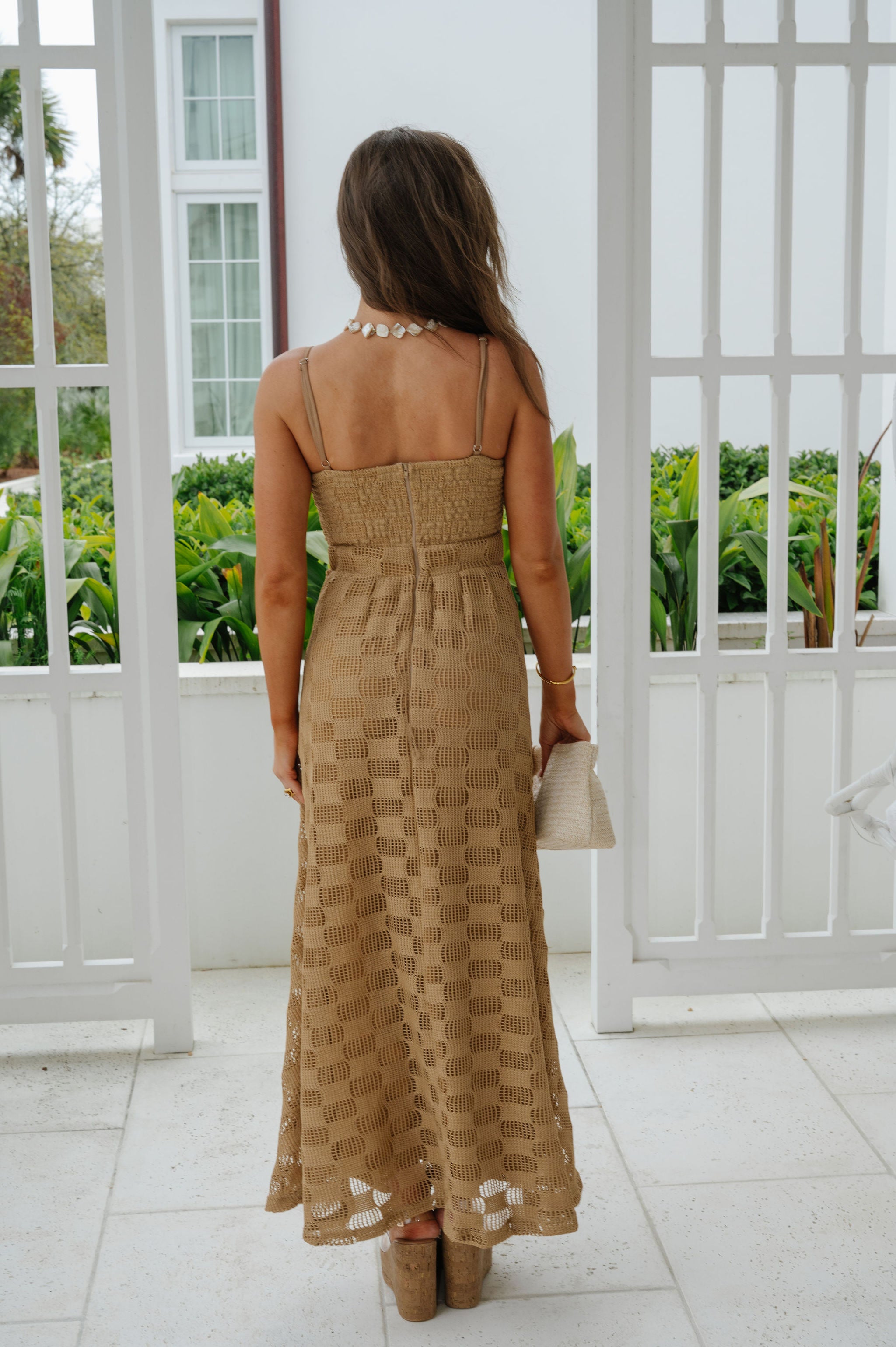 Savannah Maxi Dress-Khaki