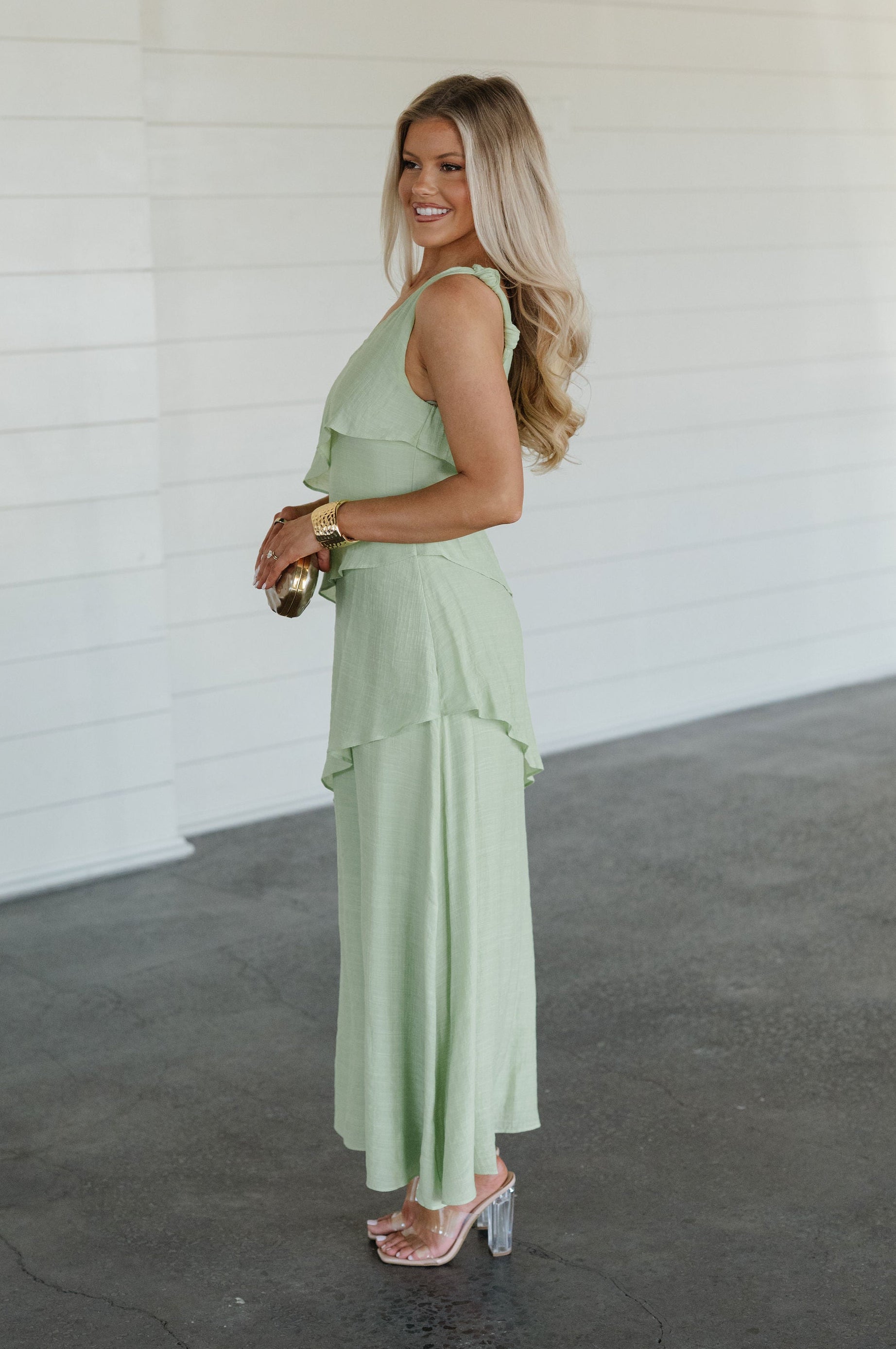 Micah Maxi Dress-Sage