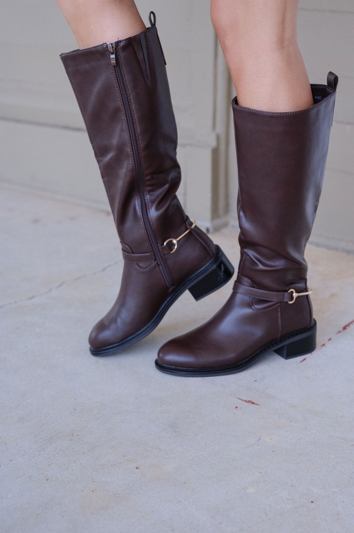 Axel Riding Boots-Brown