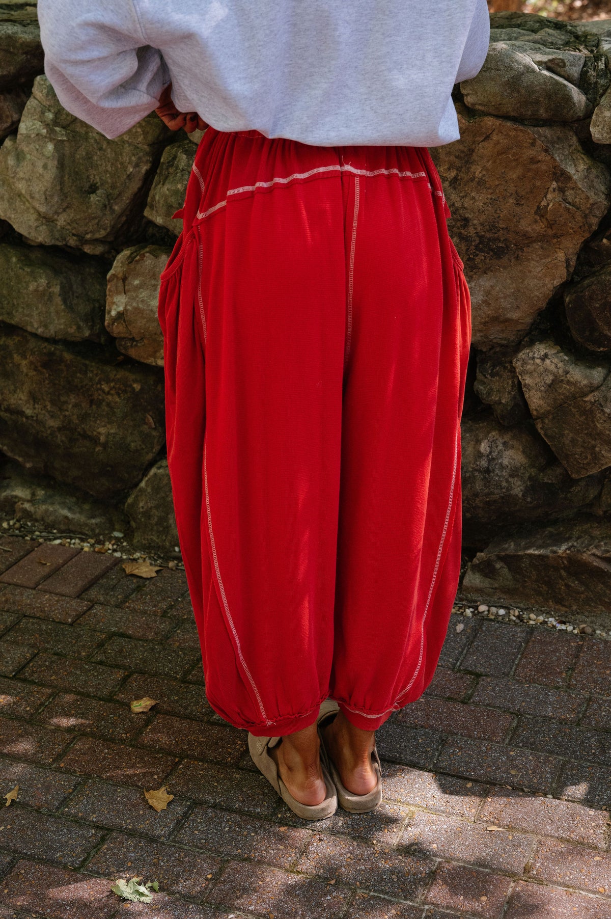 Francis Pant- Cherry Red