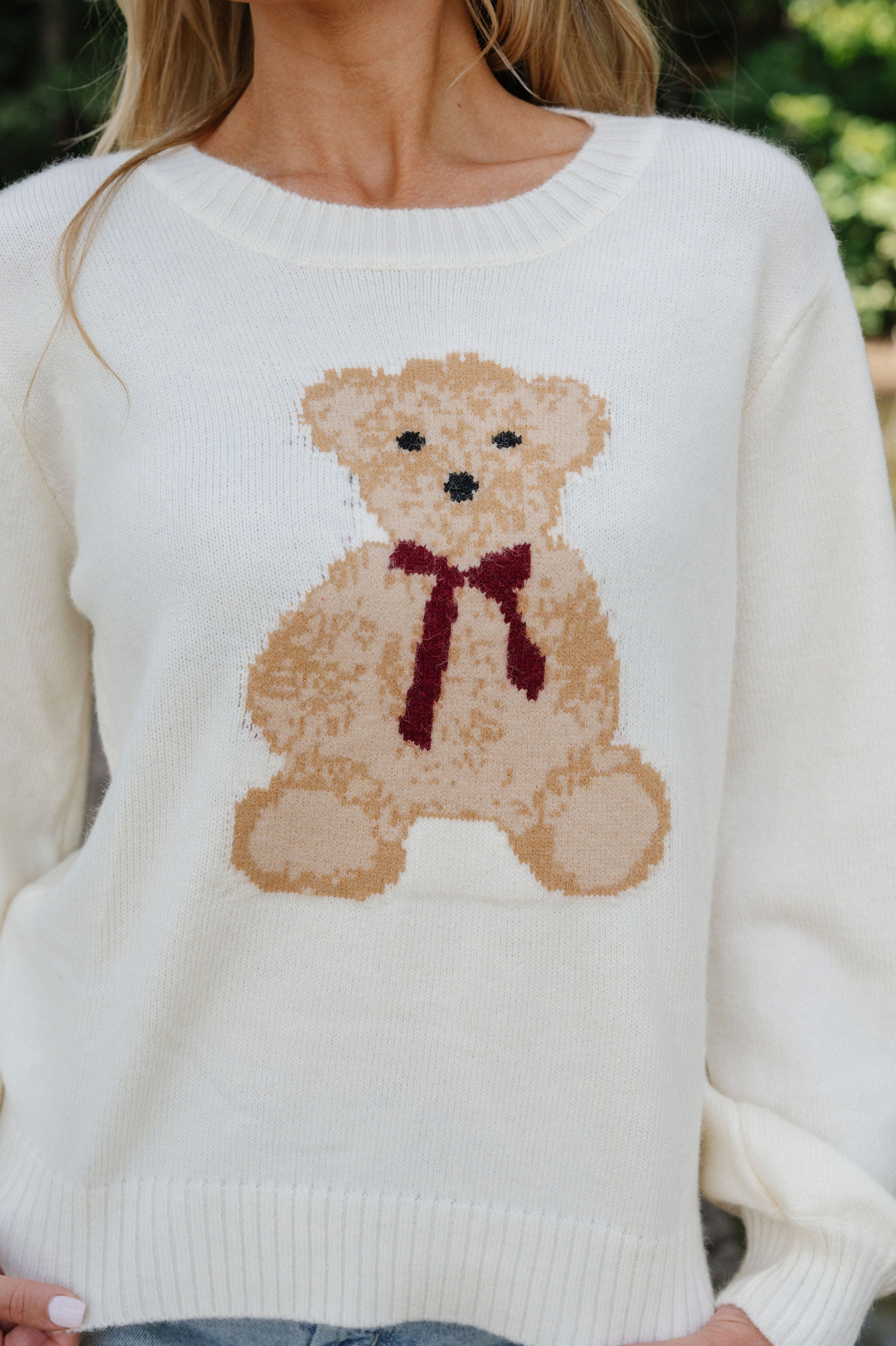 Teddy Sweater-Ivory