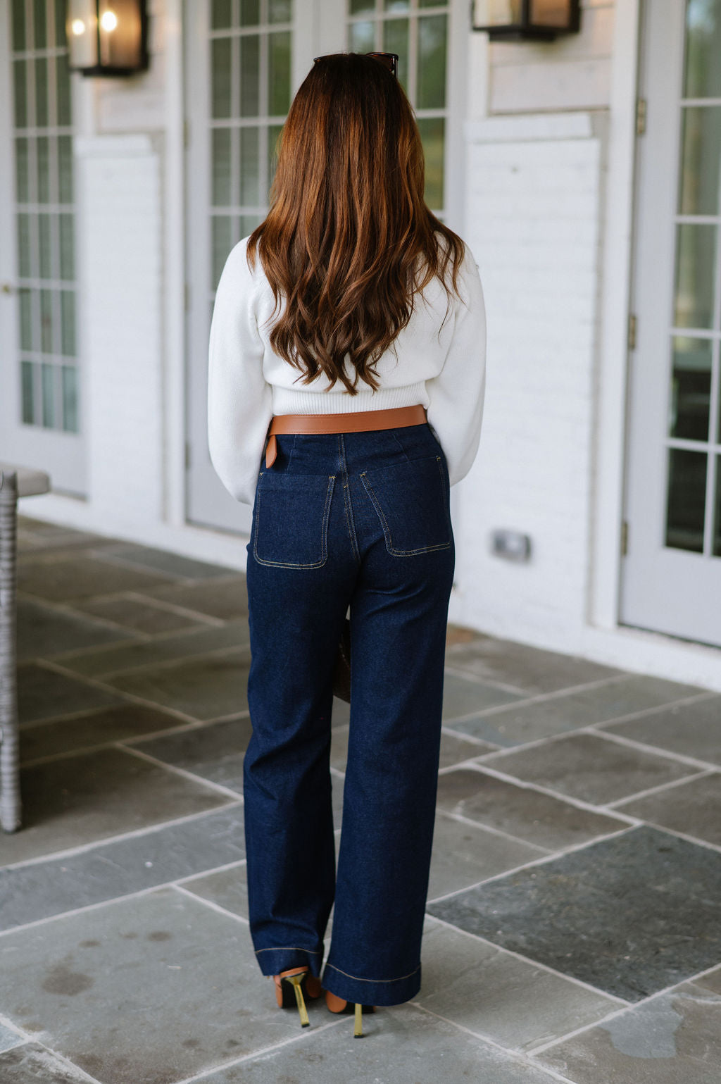 DOORBUSTER// Austin Cropped Sweater-Off White