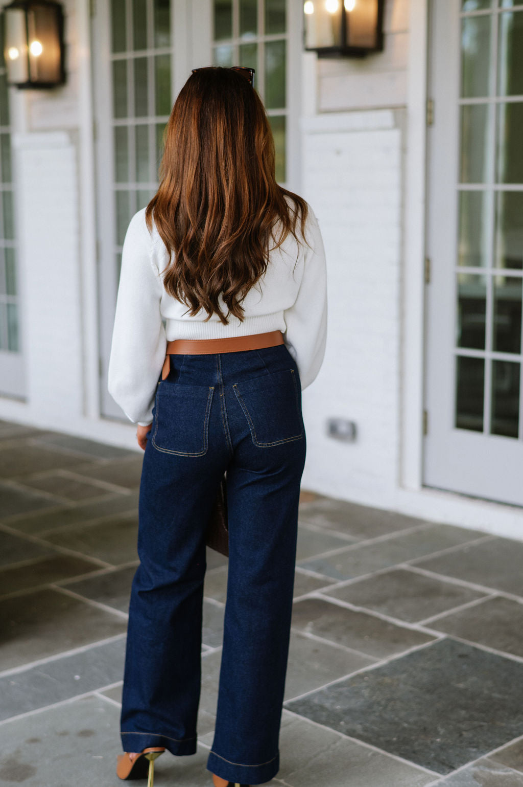 DOORBUSTER// Austin Cropped Sweater-Off White