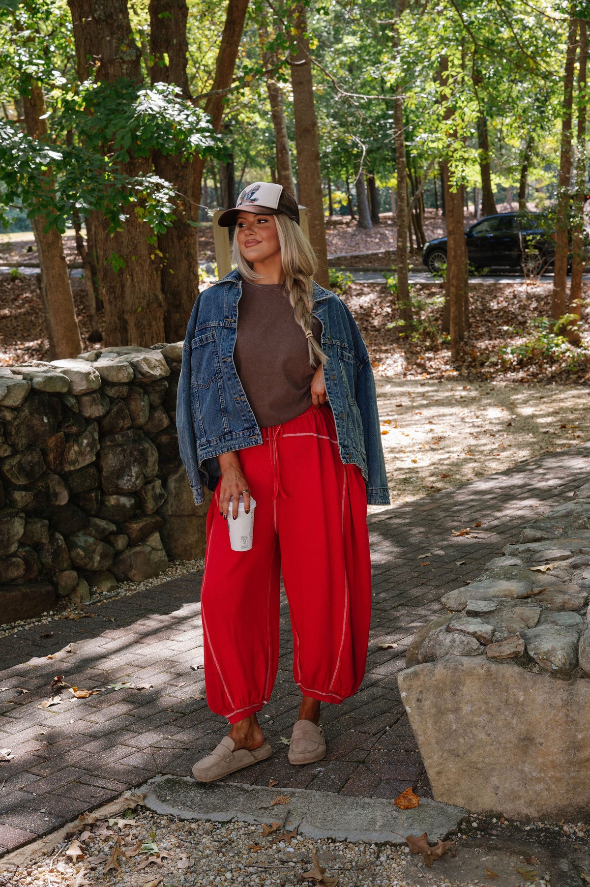 Rae Oversized T-Shirt-Brown