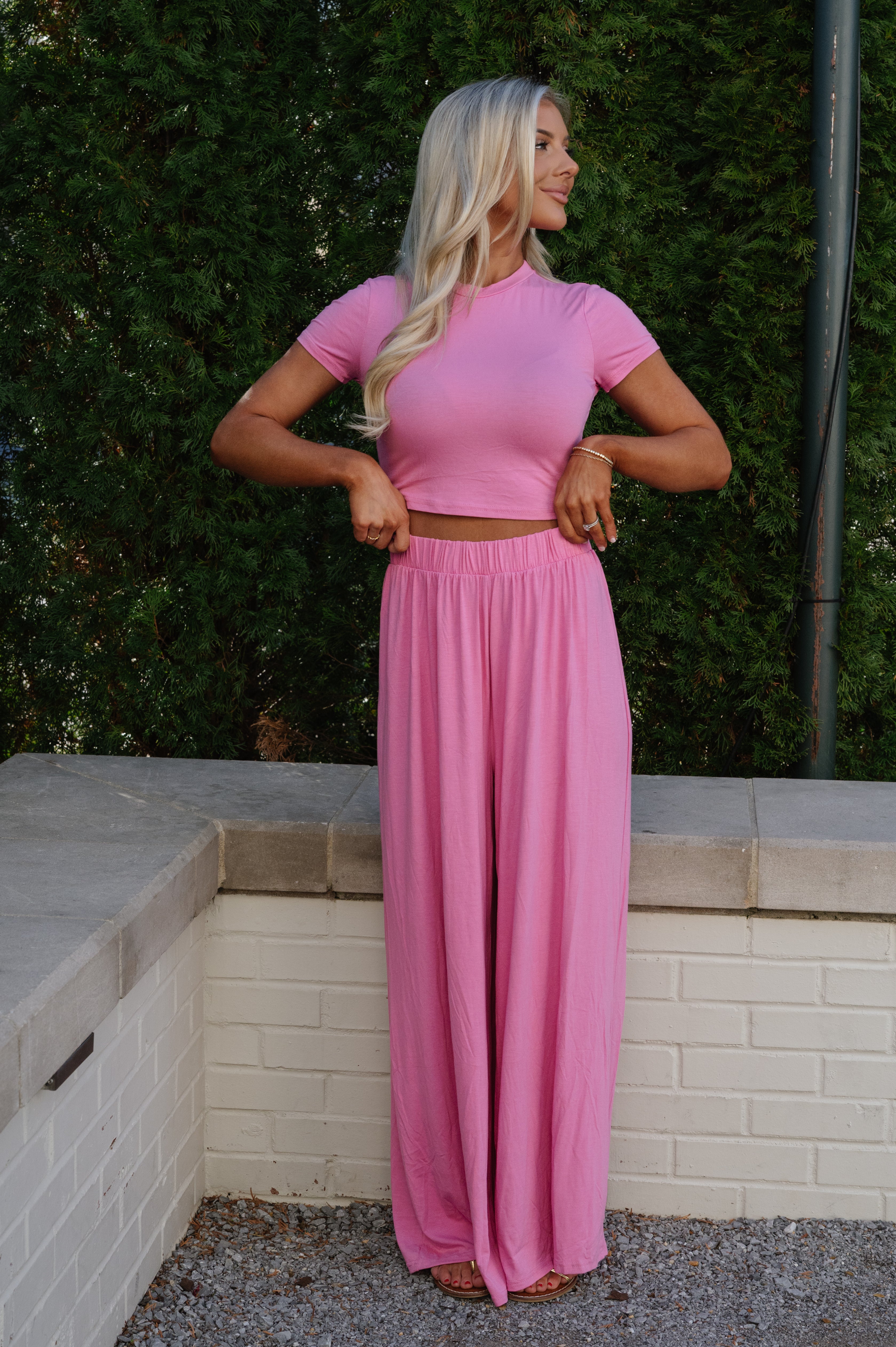 Bentley Pants Set-Pink