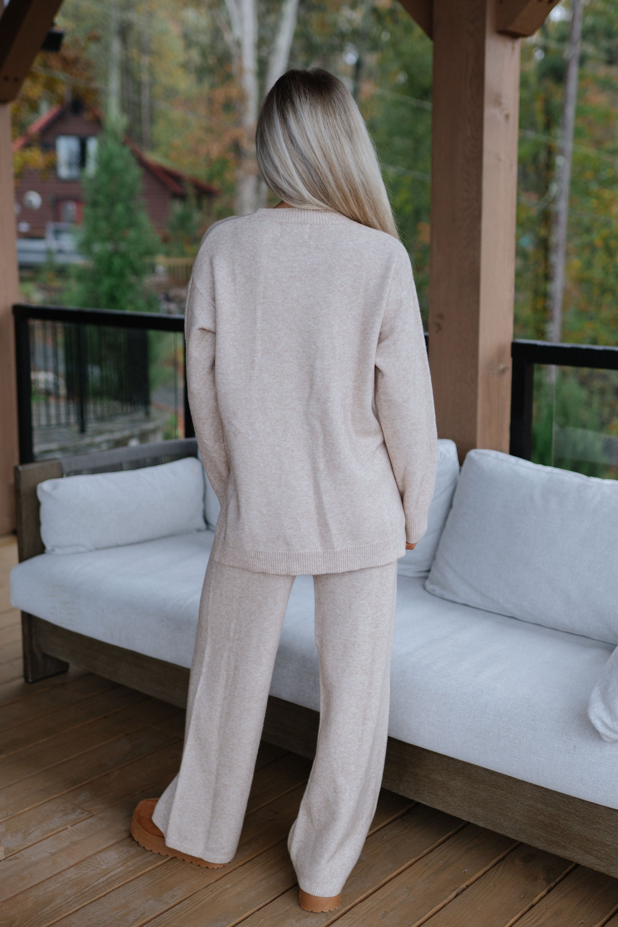Durango Sweater Pants Set-Light Mocha