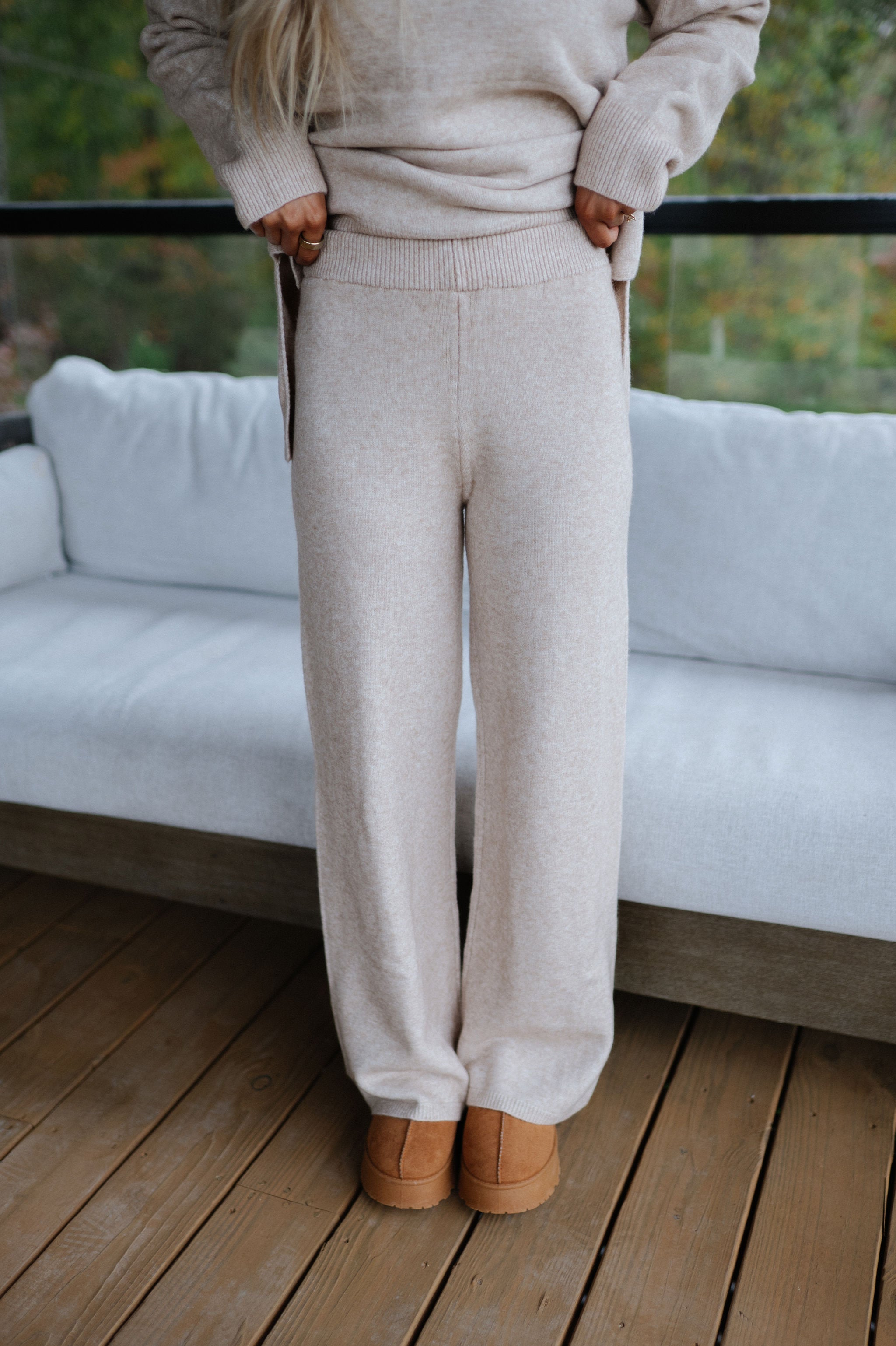 Durango Sweater Pants Set-Light Mocha