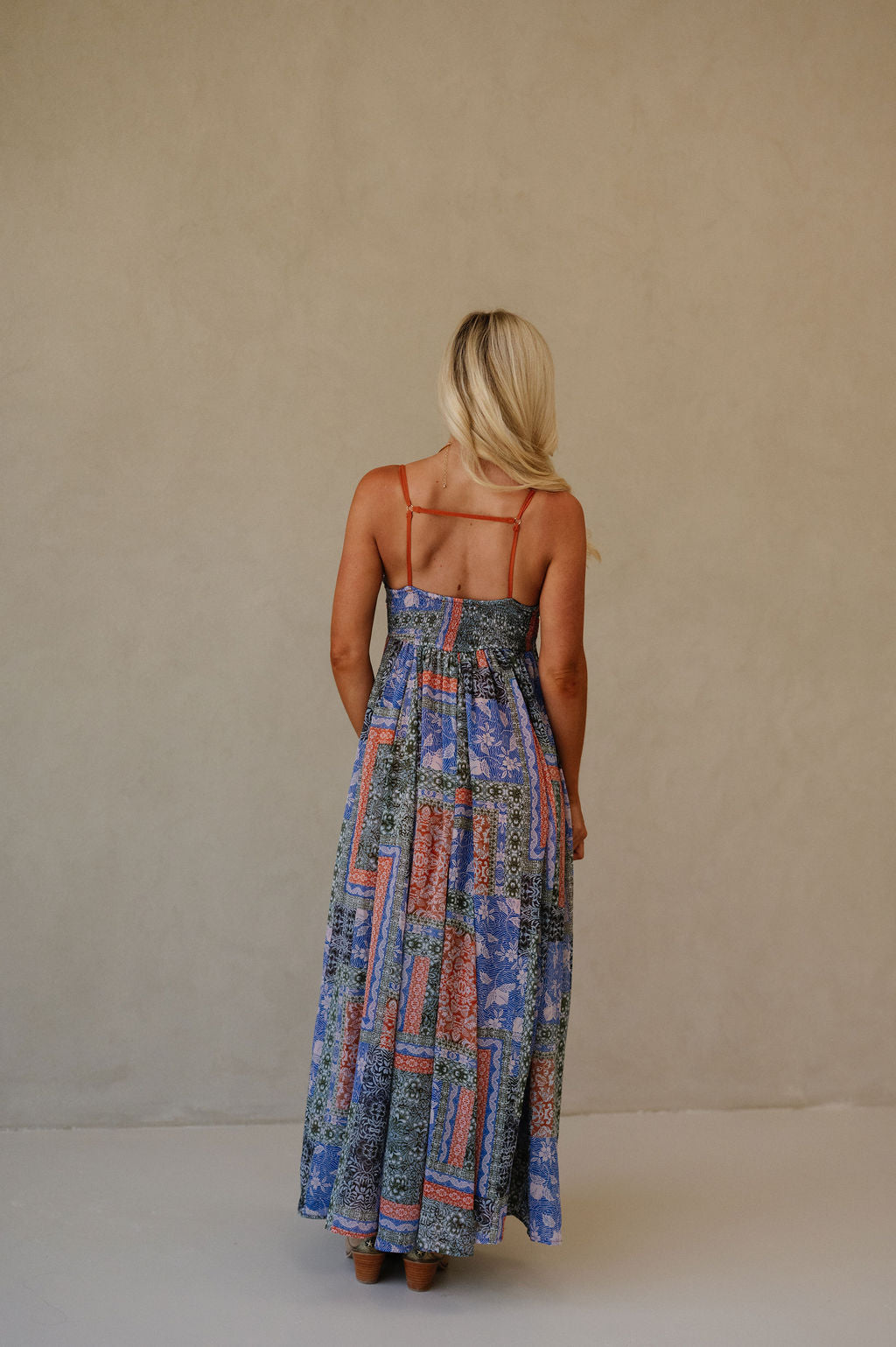 Asher Dress-Blue Multi