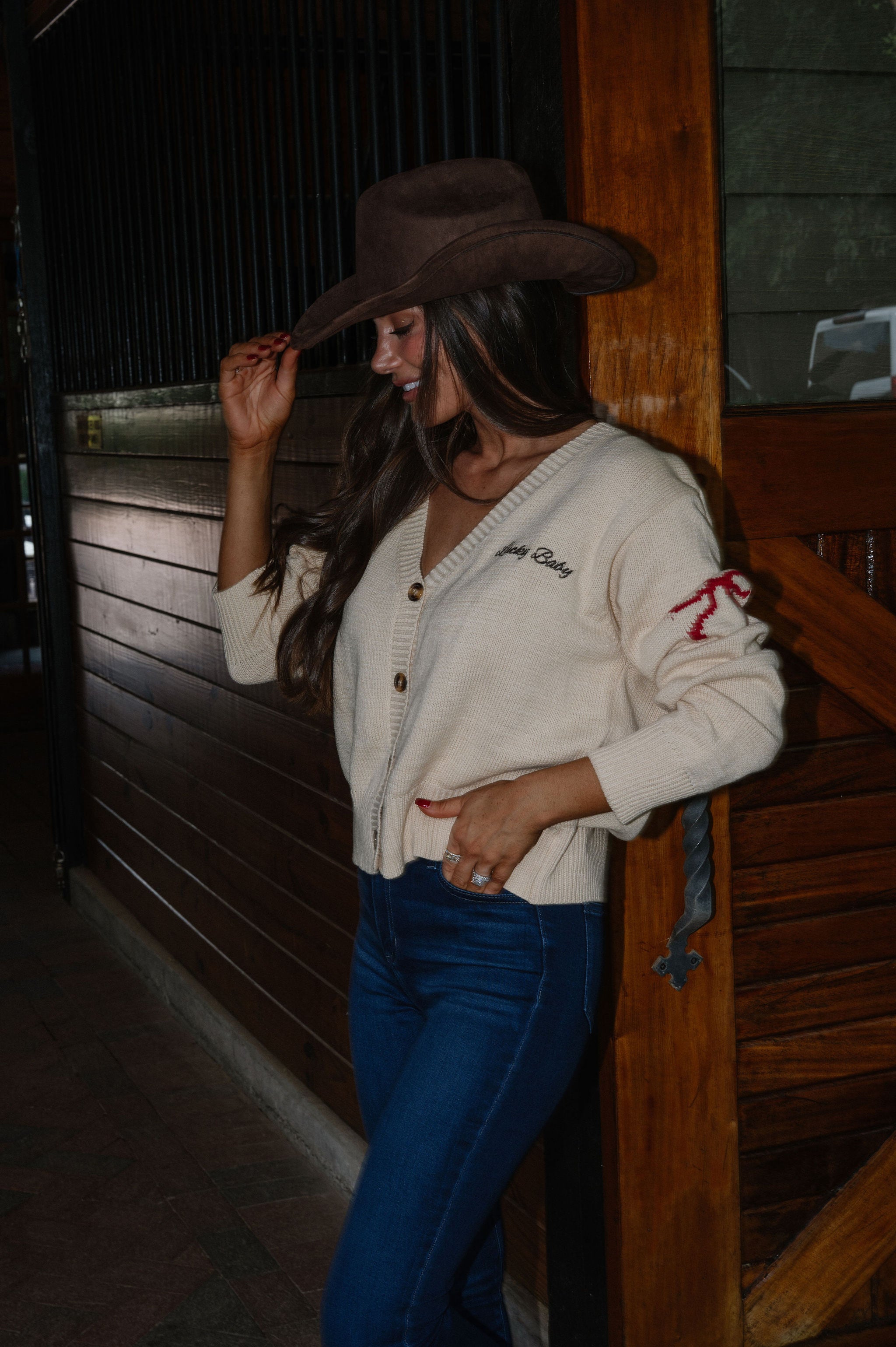 Horse Cardigan- Cream