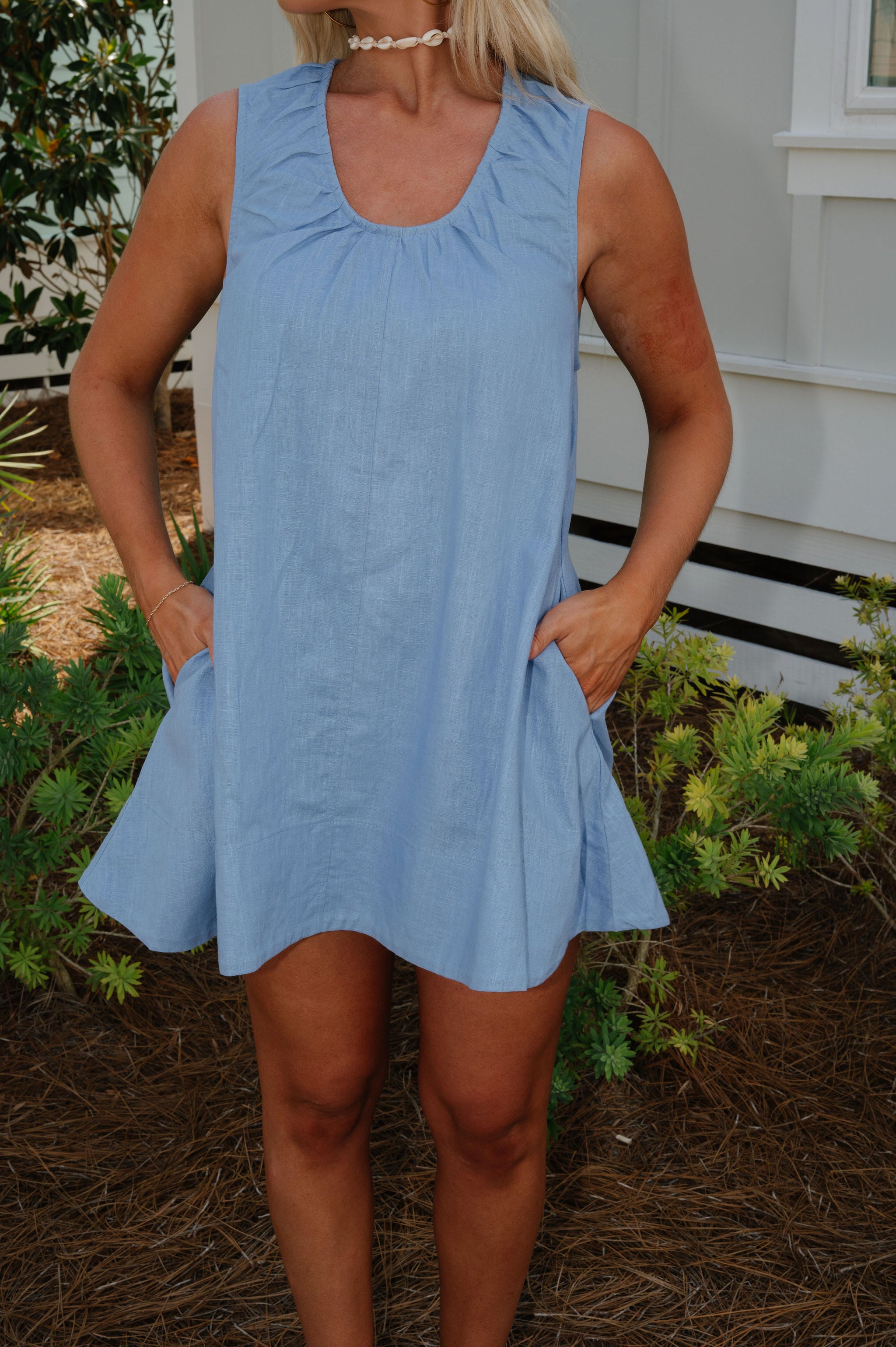 Stevie Dress-Denim