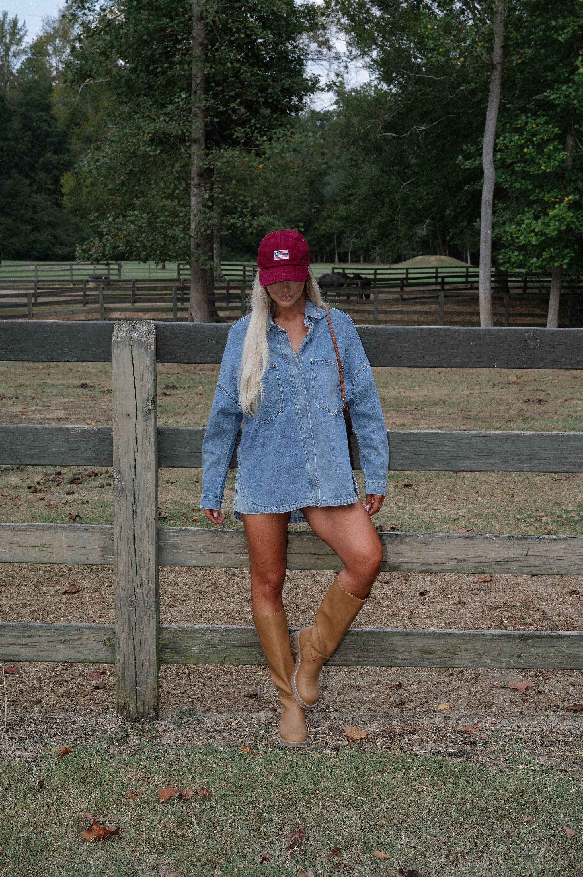 Washed Denim Shacket